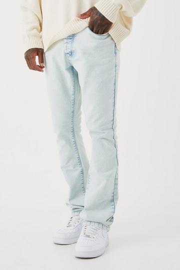 Slim Rigid Flare Jean ice blue