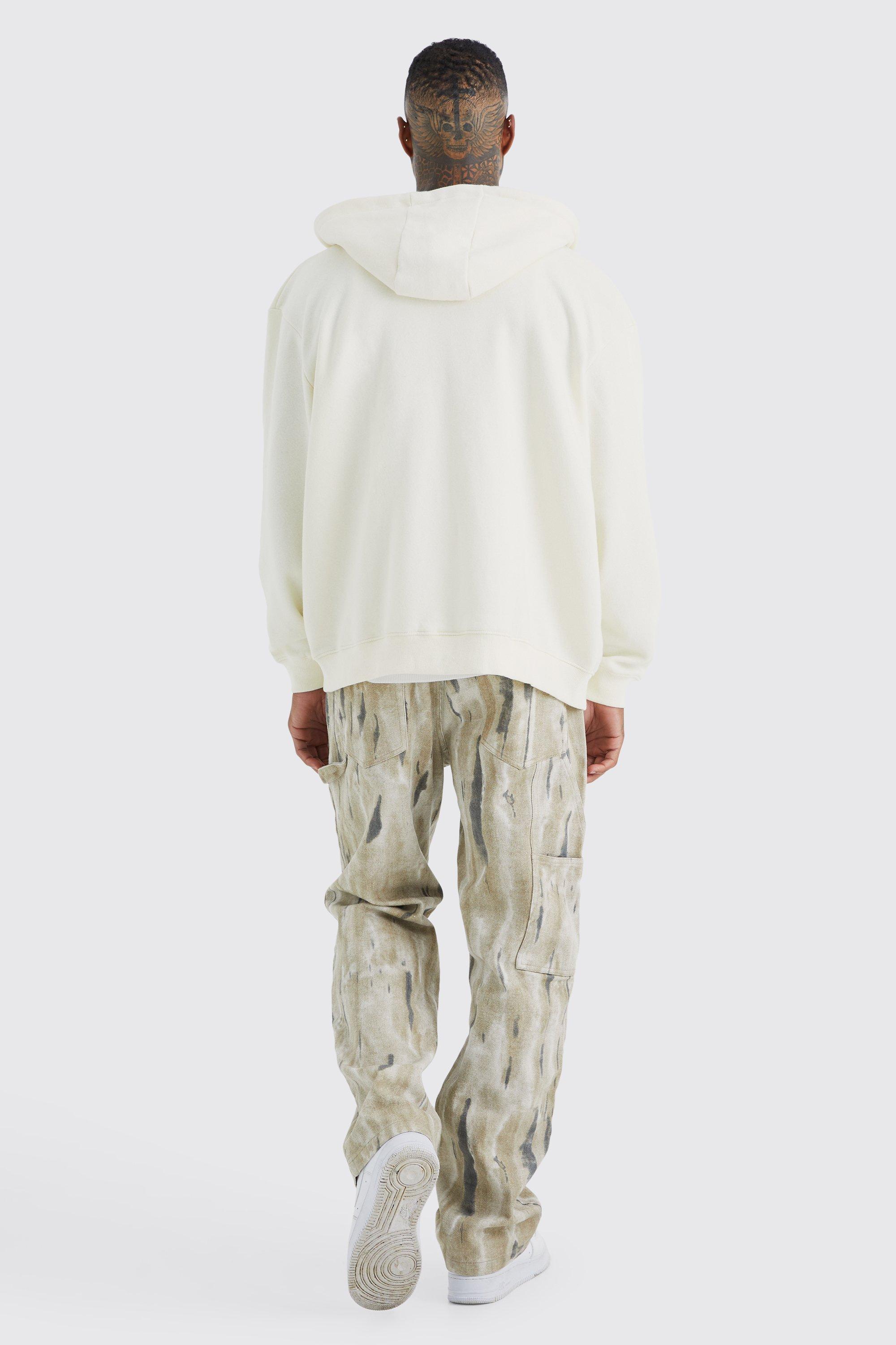 Oversized Worldwide Star Zip Through Hoodie | boohoo USA Oversized Worldwide Star Zip Through Hoodie | boohoo USA