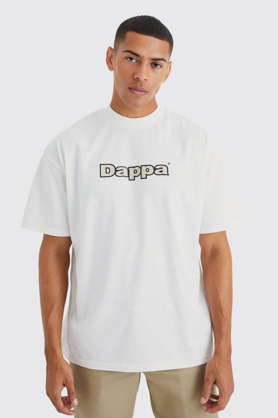 Ecru white Oversized Dappa Heavyweight T-shirt 