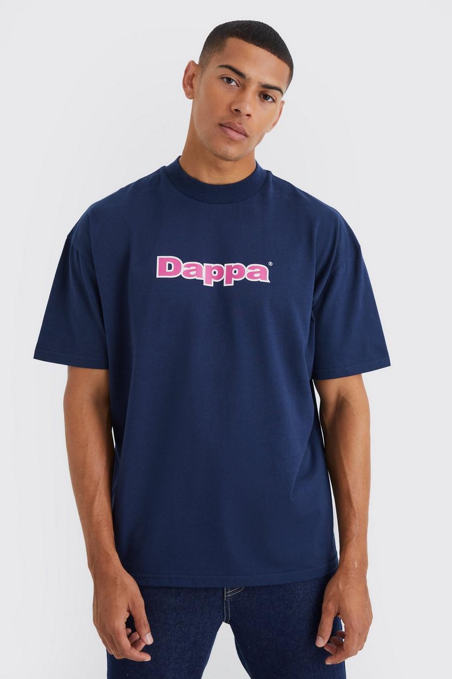Navy Oversized Dappa Heavyweight T-shirt  