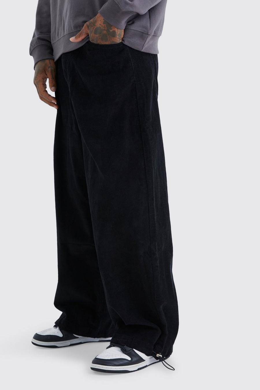 Men's Elasticated Waist Pull On Cord Trousers