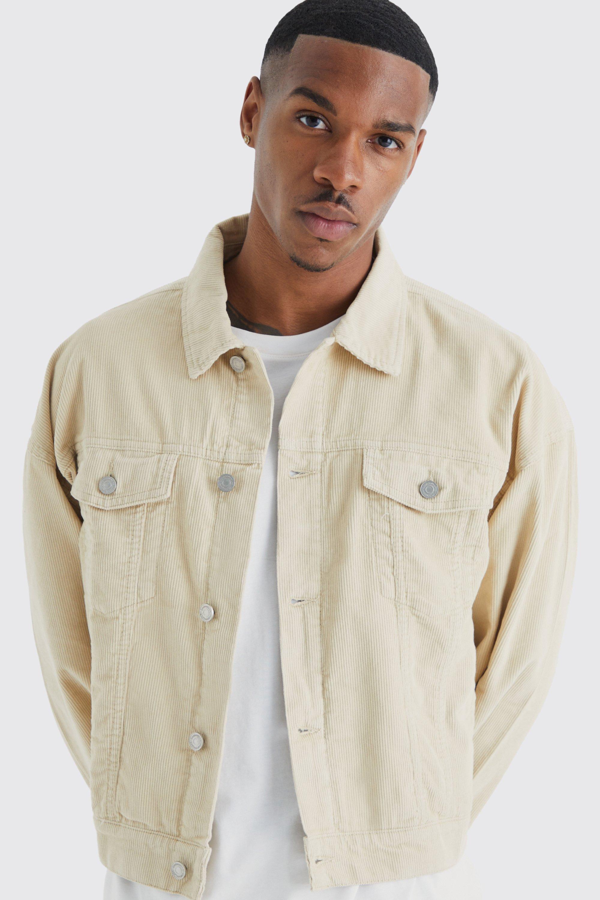 Tan cord shop jacket mens