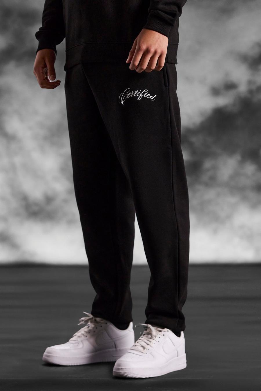 Black ArrDee Certified Embroidered Jogger 