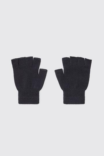 Black Fingerless Gloves