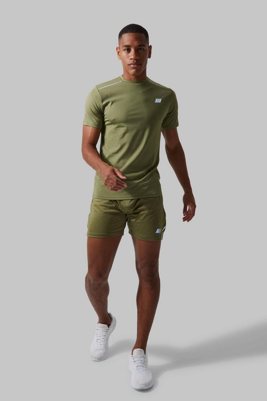 Conjunto de pantalón corto ArrDee Active resistente, Green image number 1