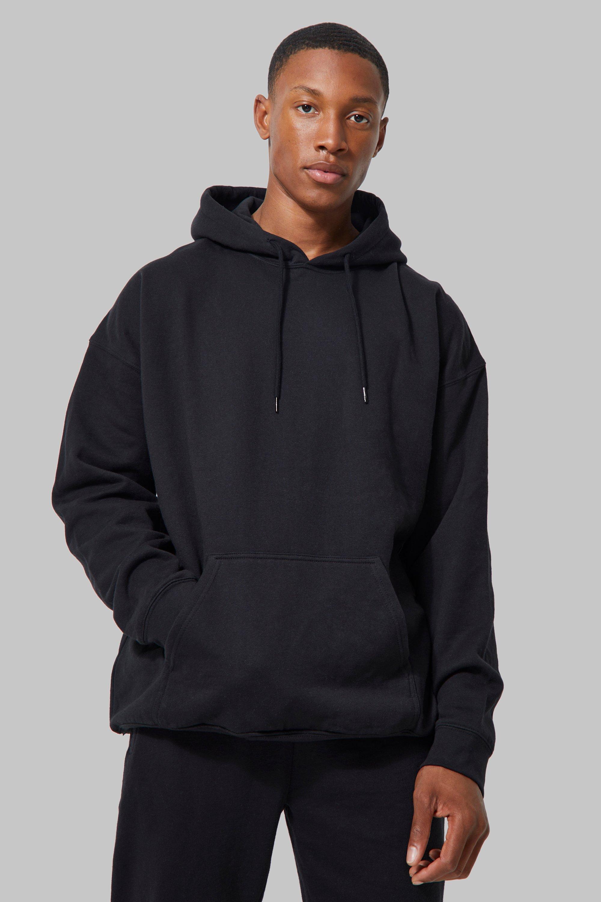 Black champion hoodie medium online