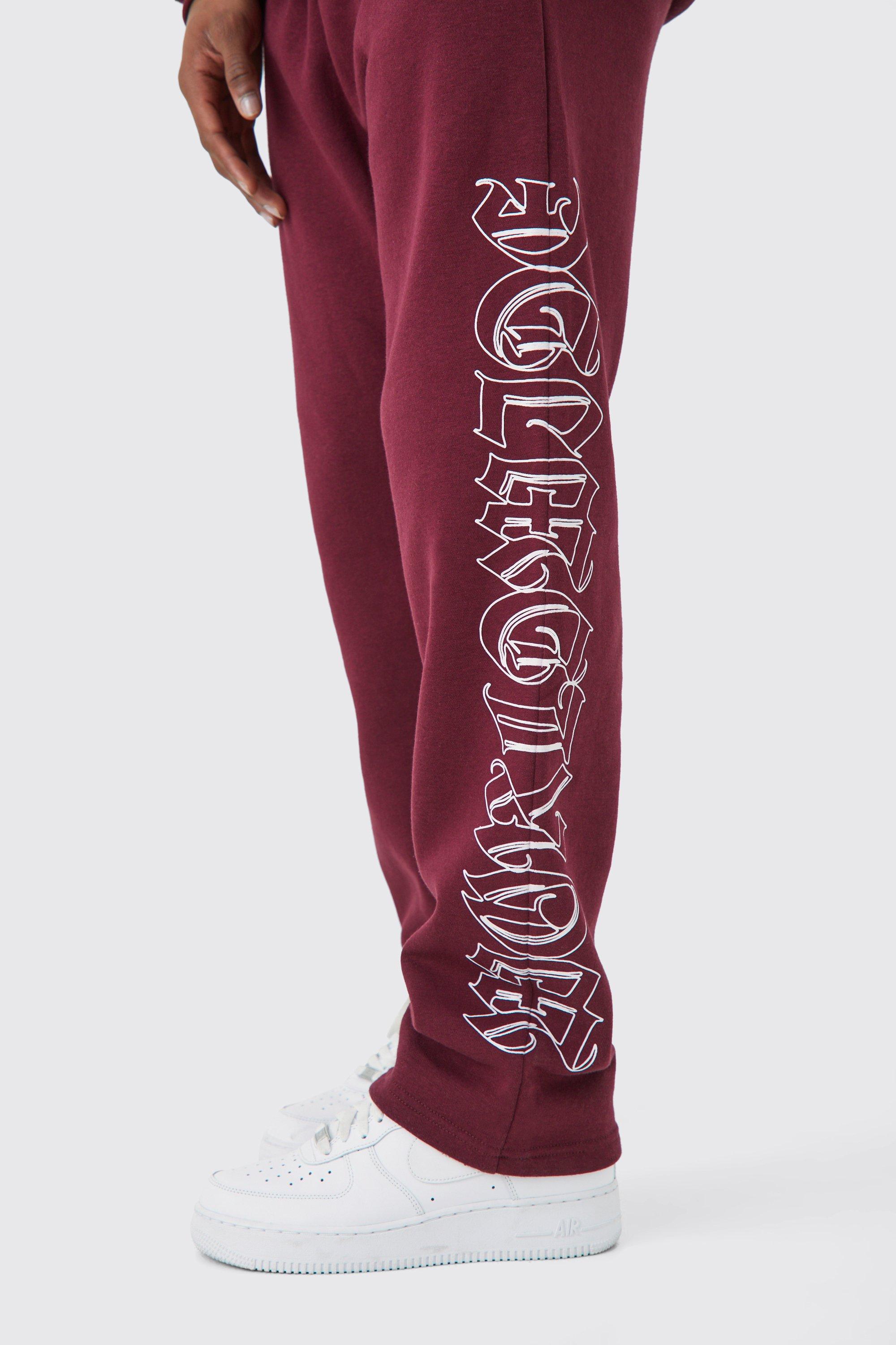 Converse store burgundy joggers