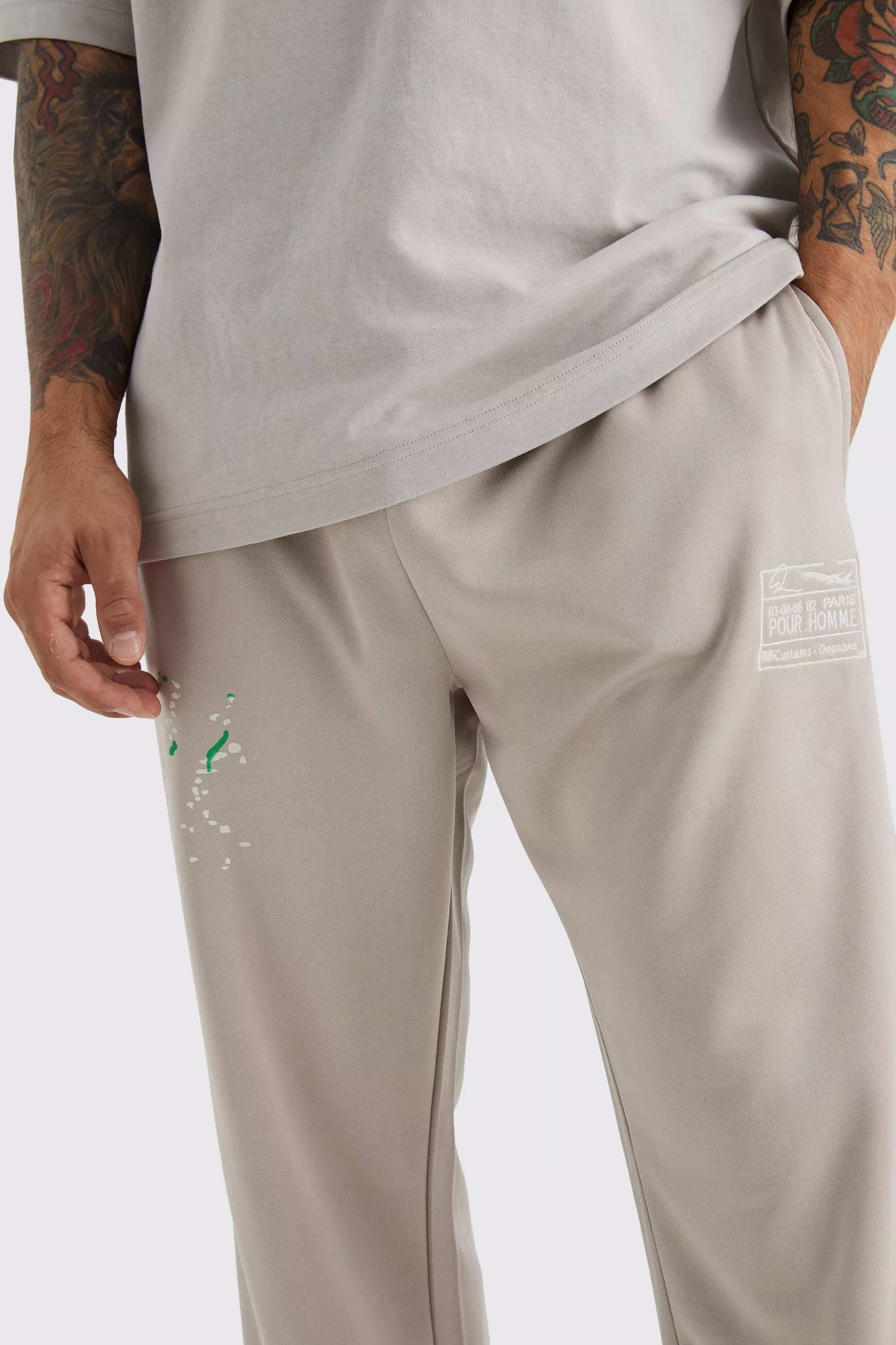 Stone Regular Fit Tricot Gusset Jogger alternative image