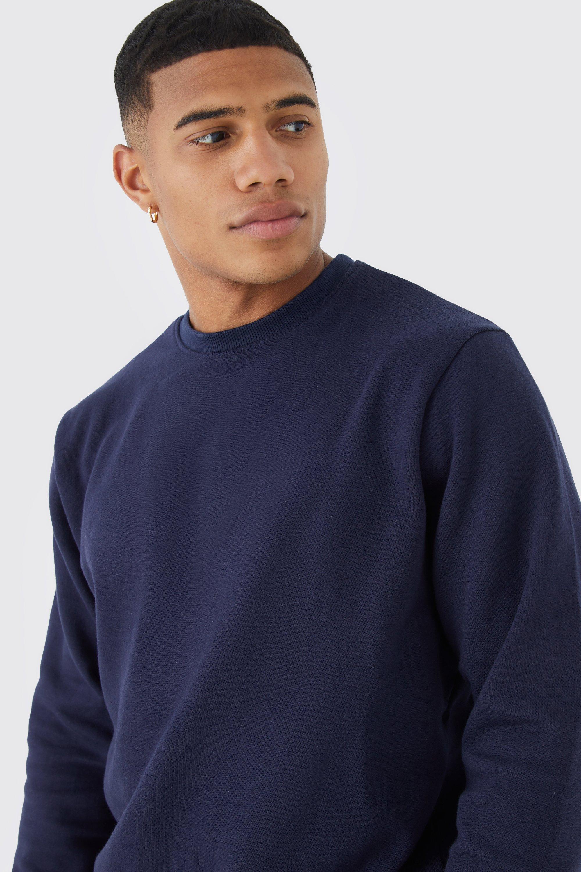 Basic Crew Neck Sweatshirt boohoo FI