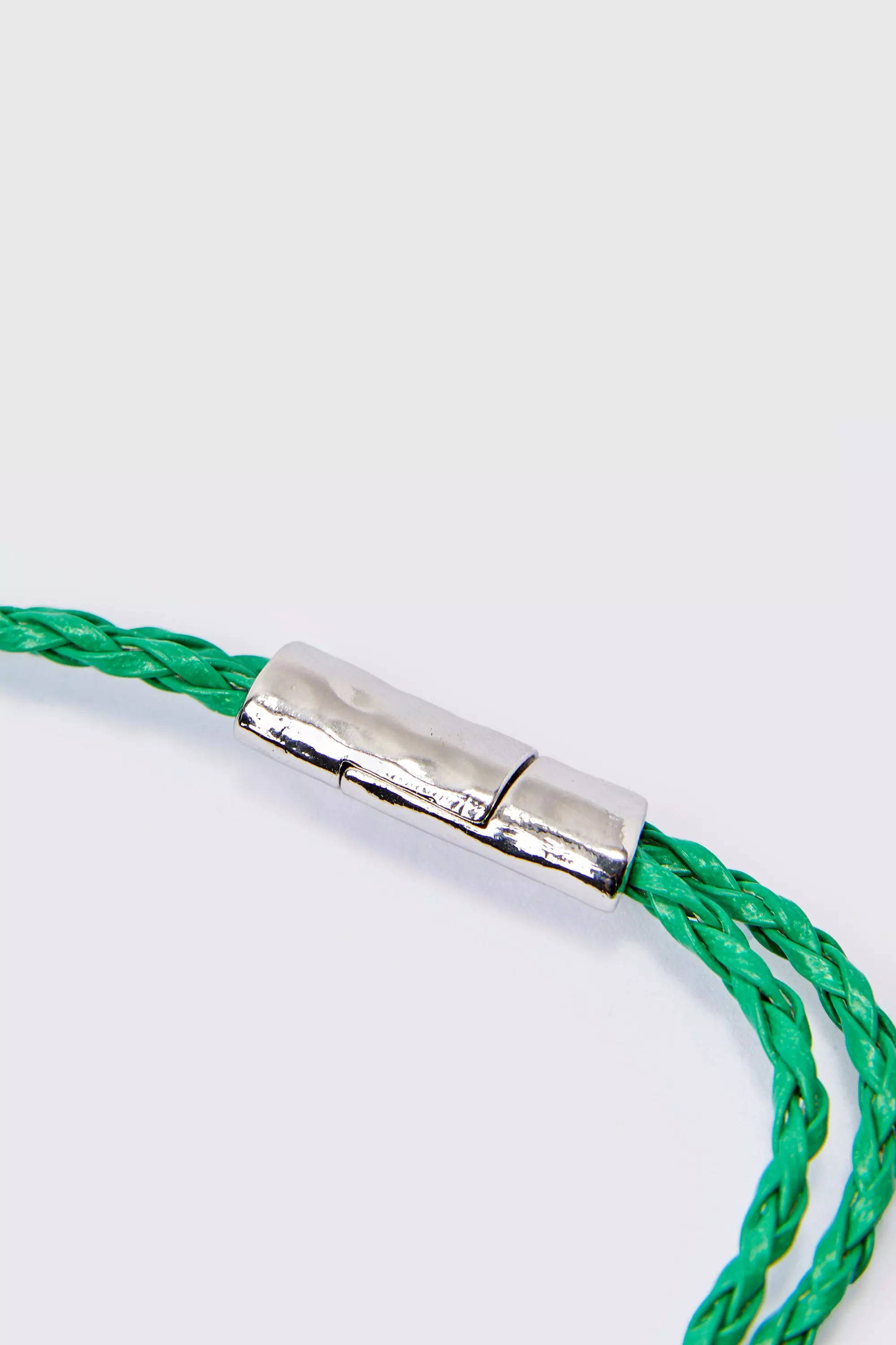 Green Pu Rope Braclet alternative image