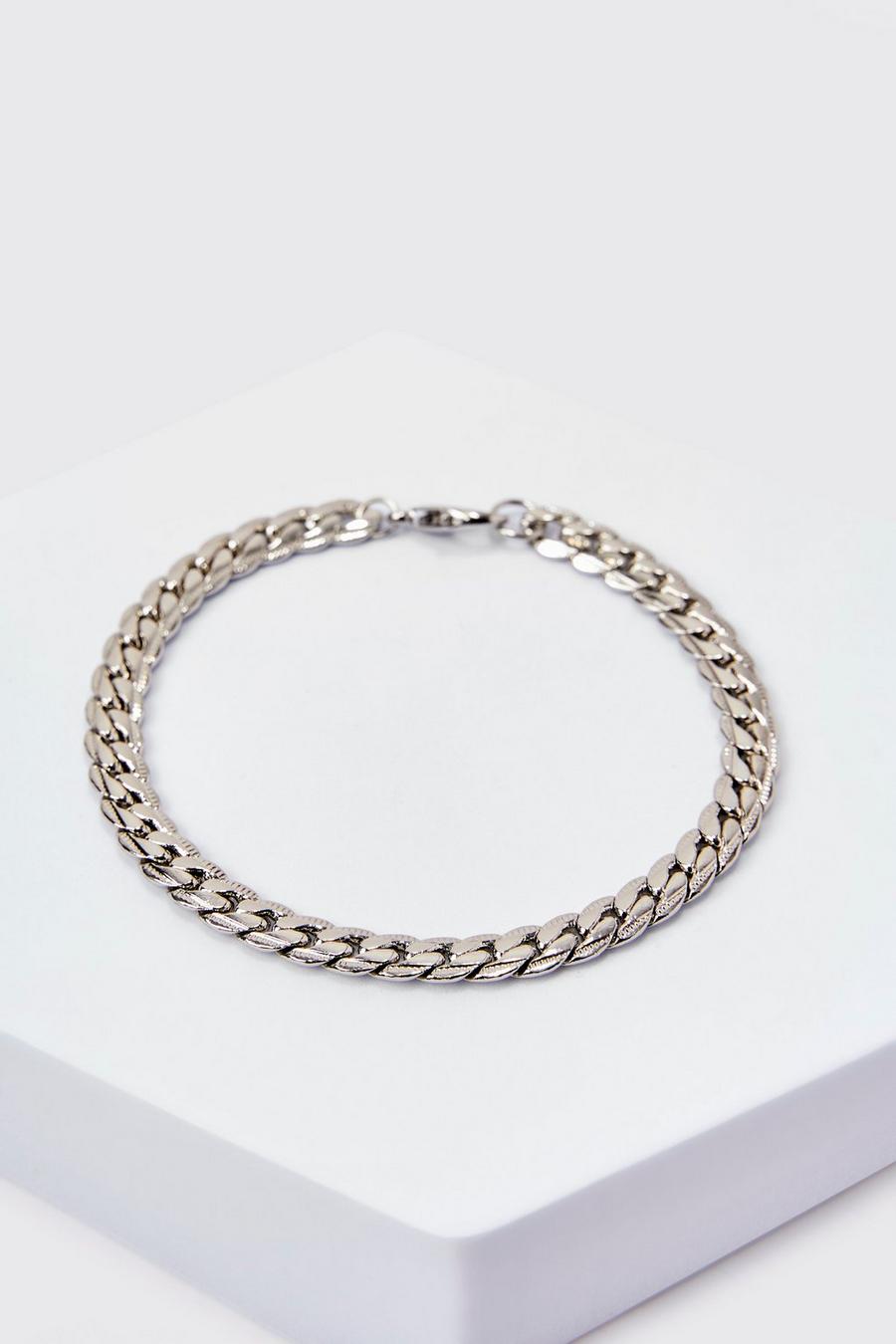 Silver Chunky Chain Braclet  image number 1