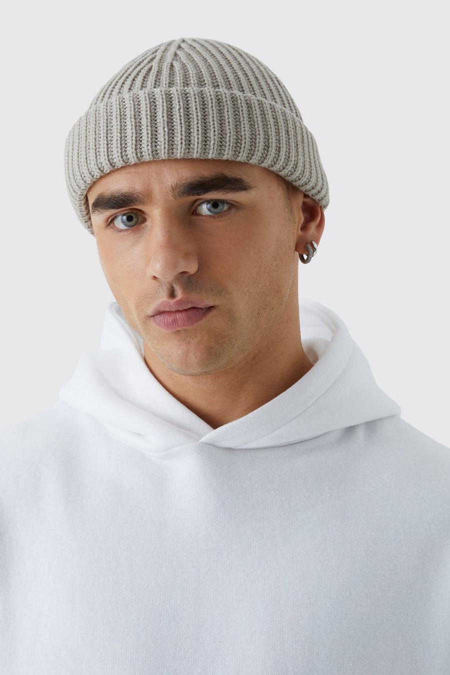 Stone Ribbed Micro Beanie image number 1