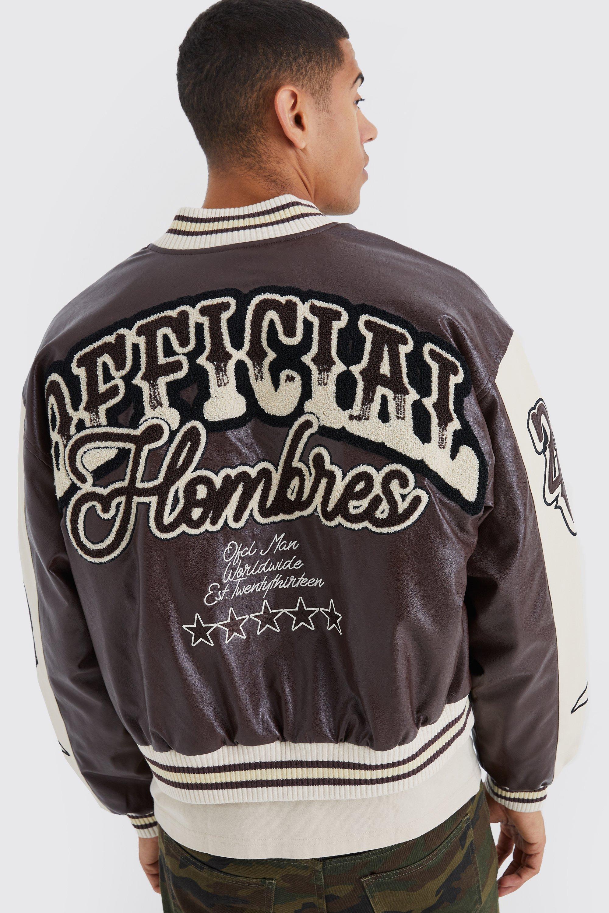 Members only shop letterman jacket