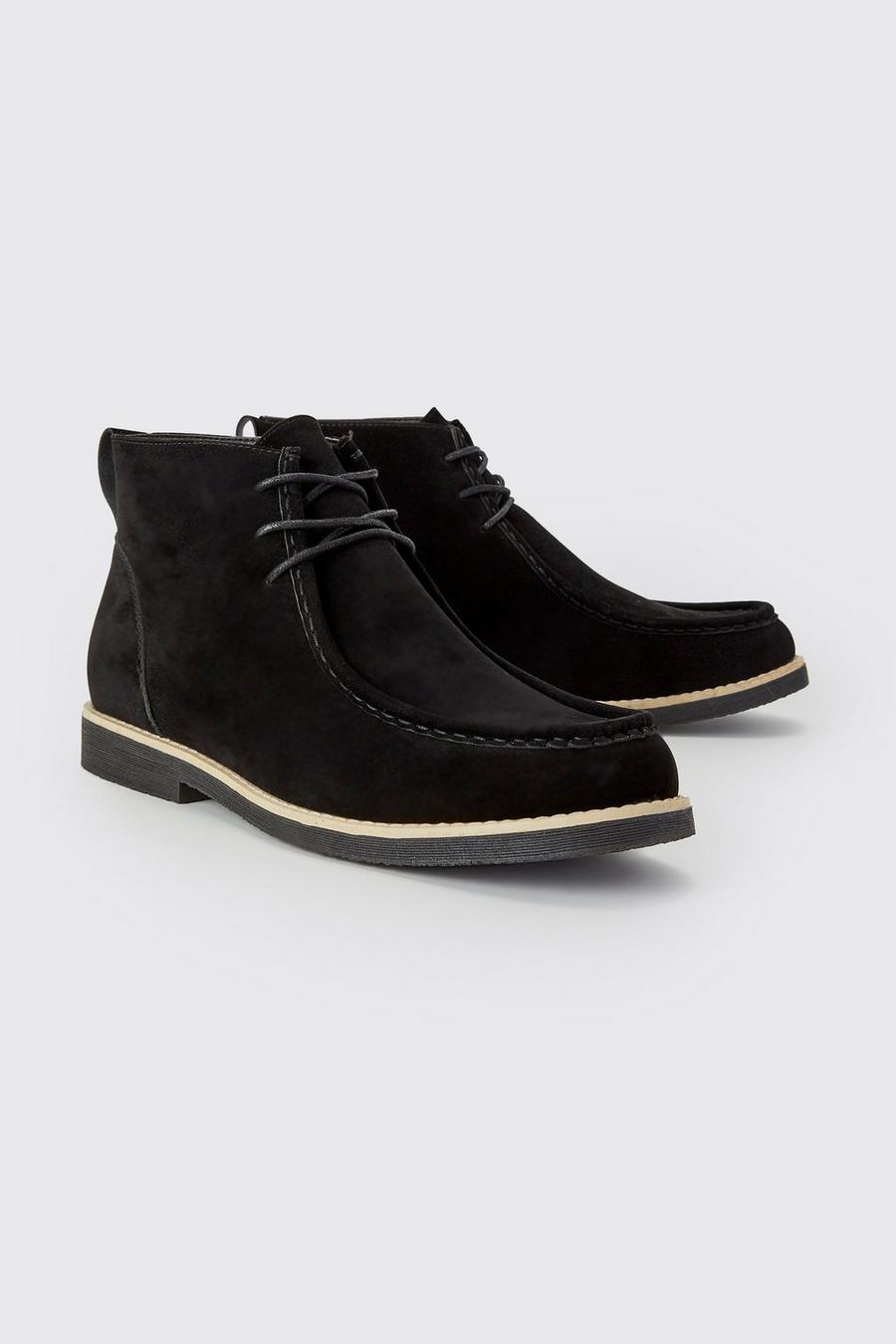 Black schwarz Desert Boots
