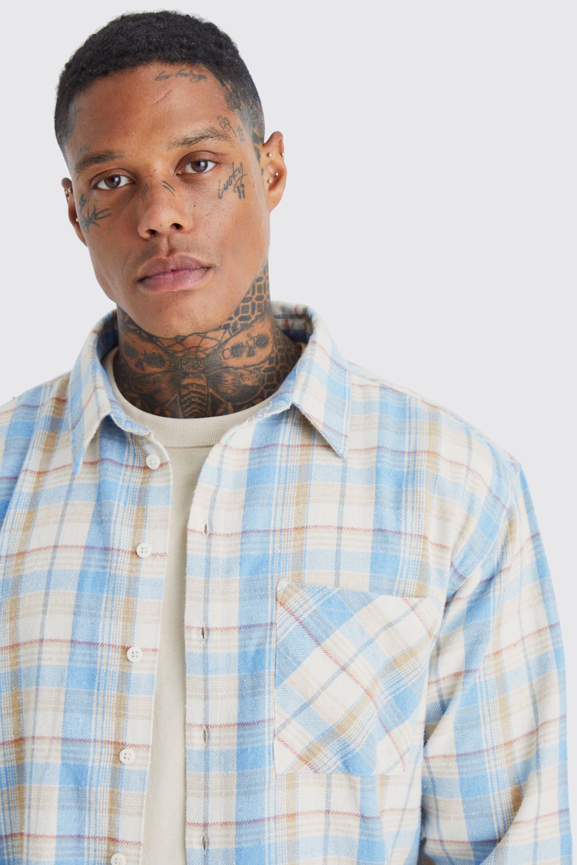 Boohoo chemise carreaux clearance