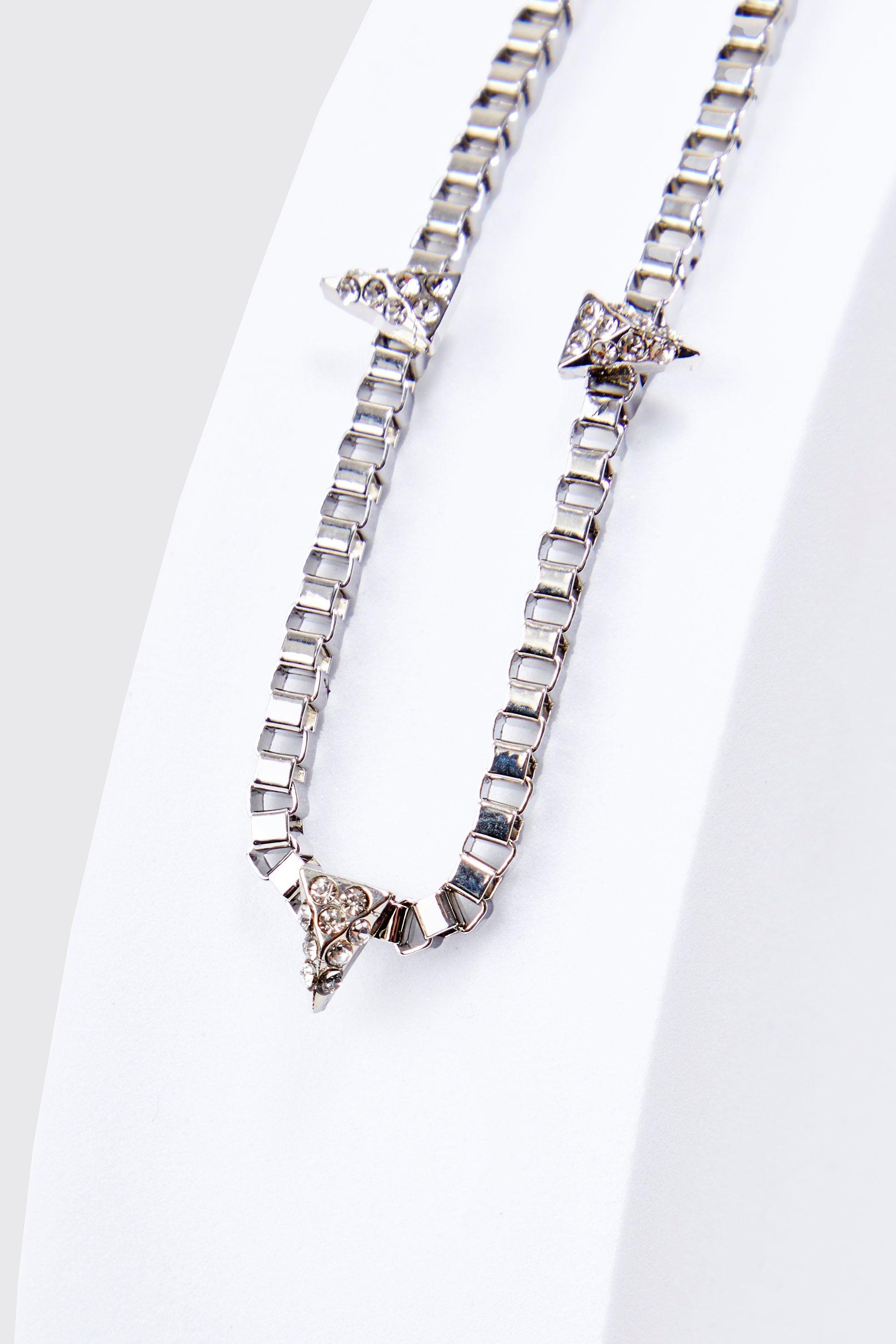 Spiked sales diamond chain