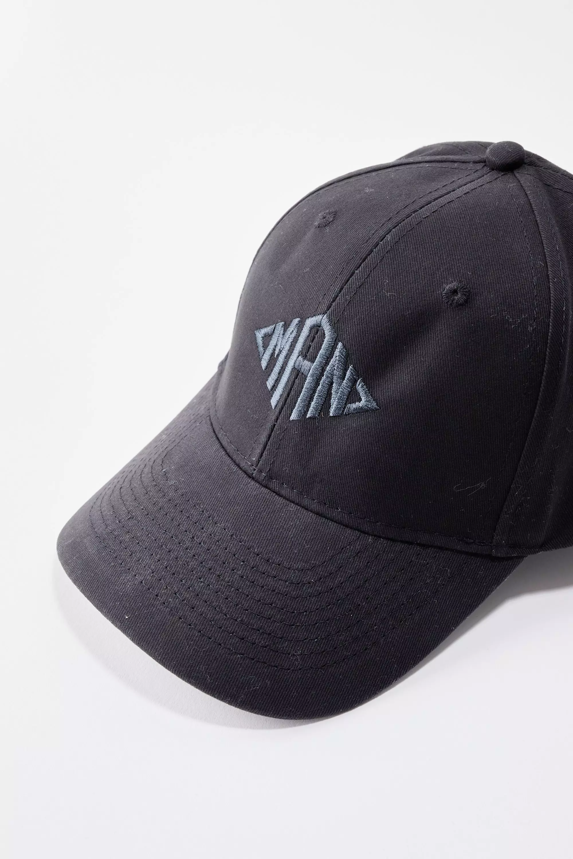 Black Man Triangle Embroidered Cap alternative image