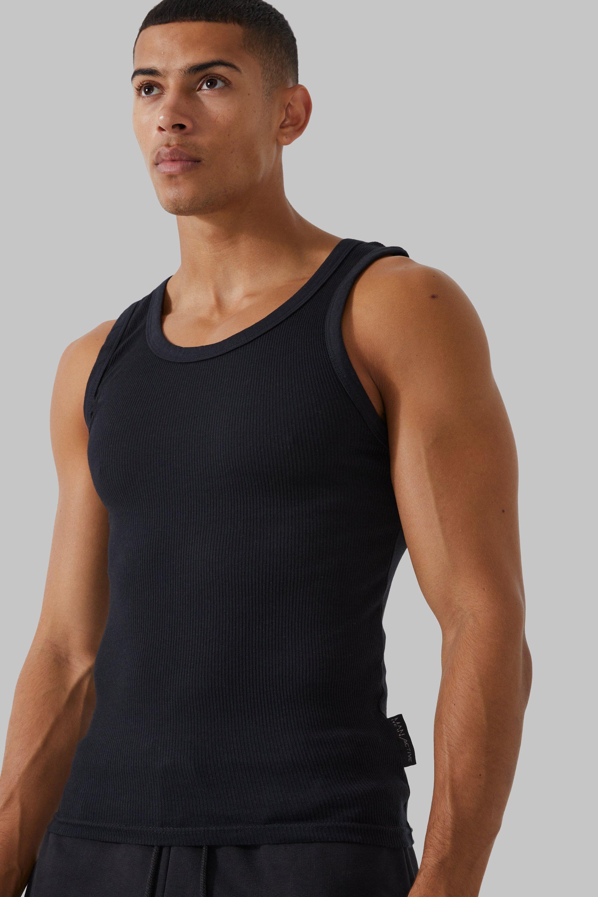 Active Ribbed Muscle Vest