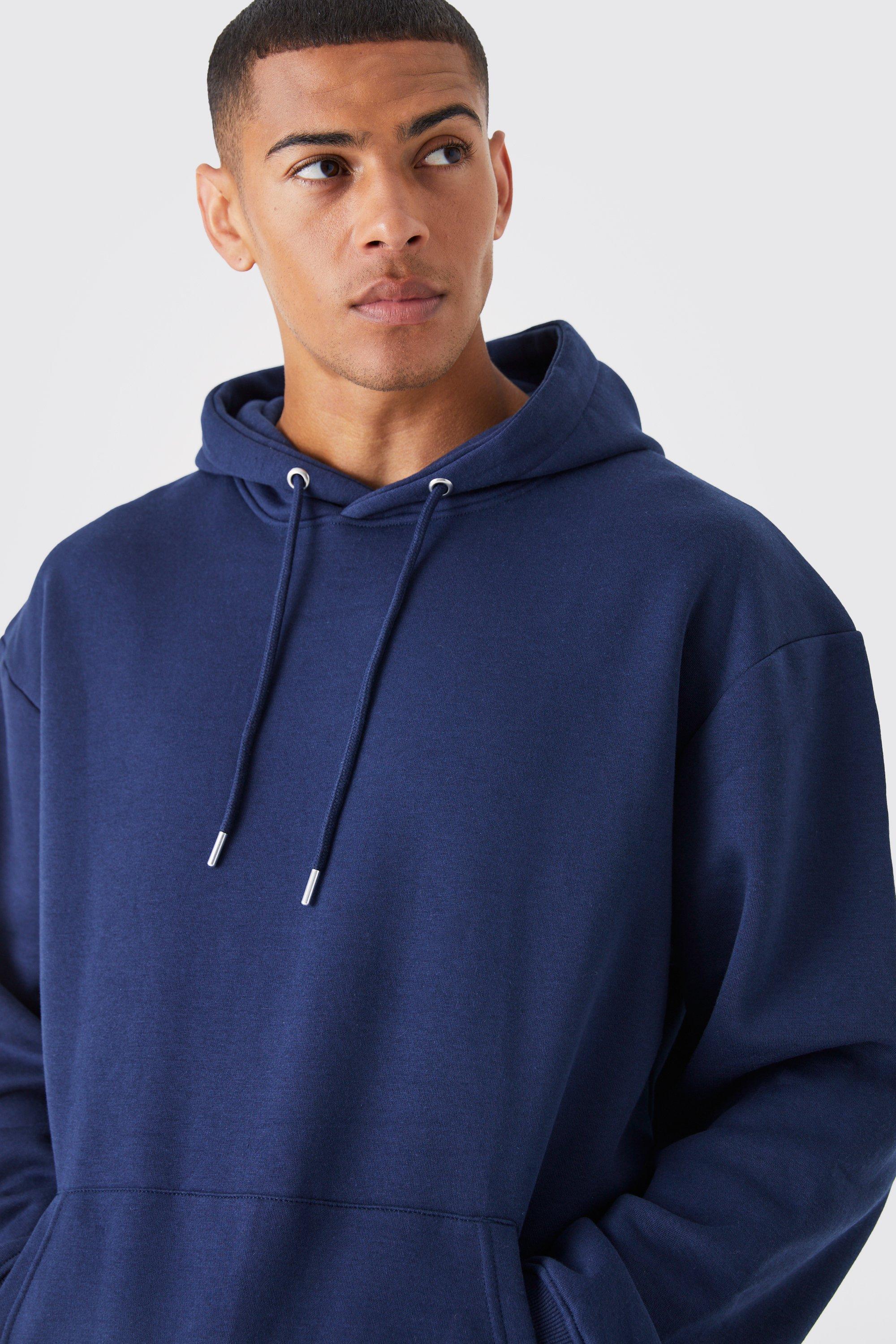 Oversized navy blue hoodie hotsell