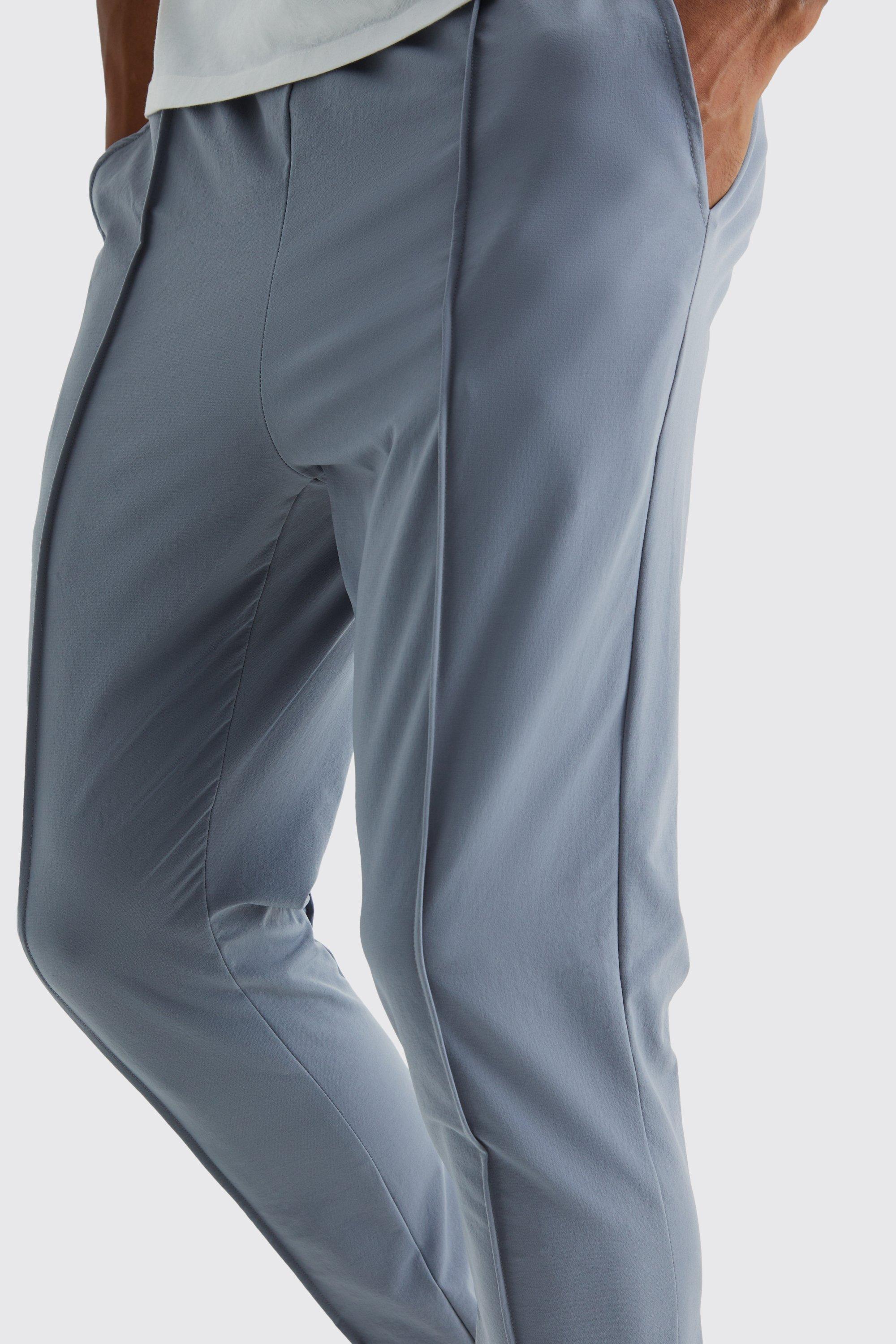 Elastic Waist Lightweight Technical Stretch Slim Trouser