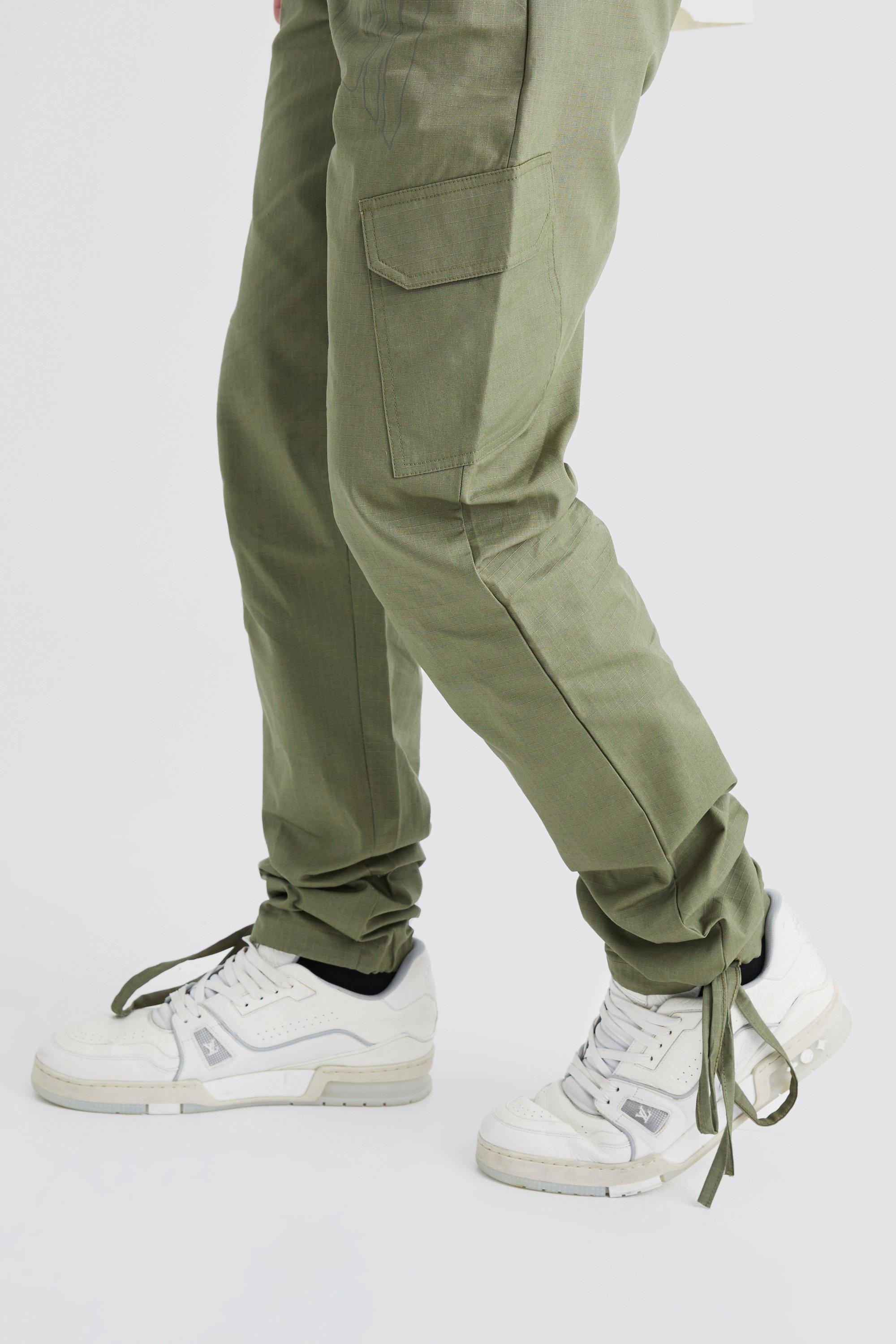 Slim store ripstop pants