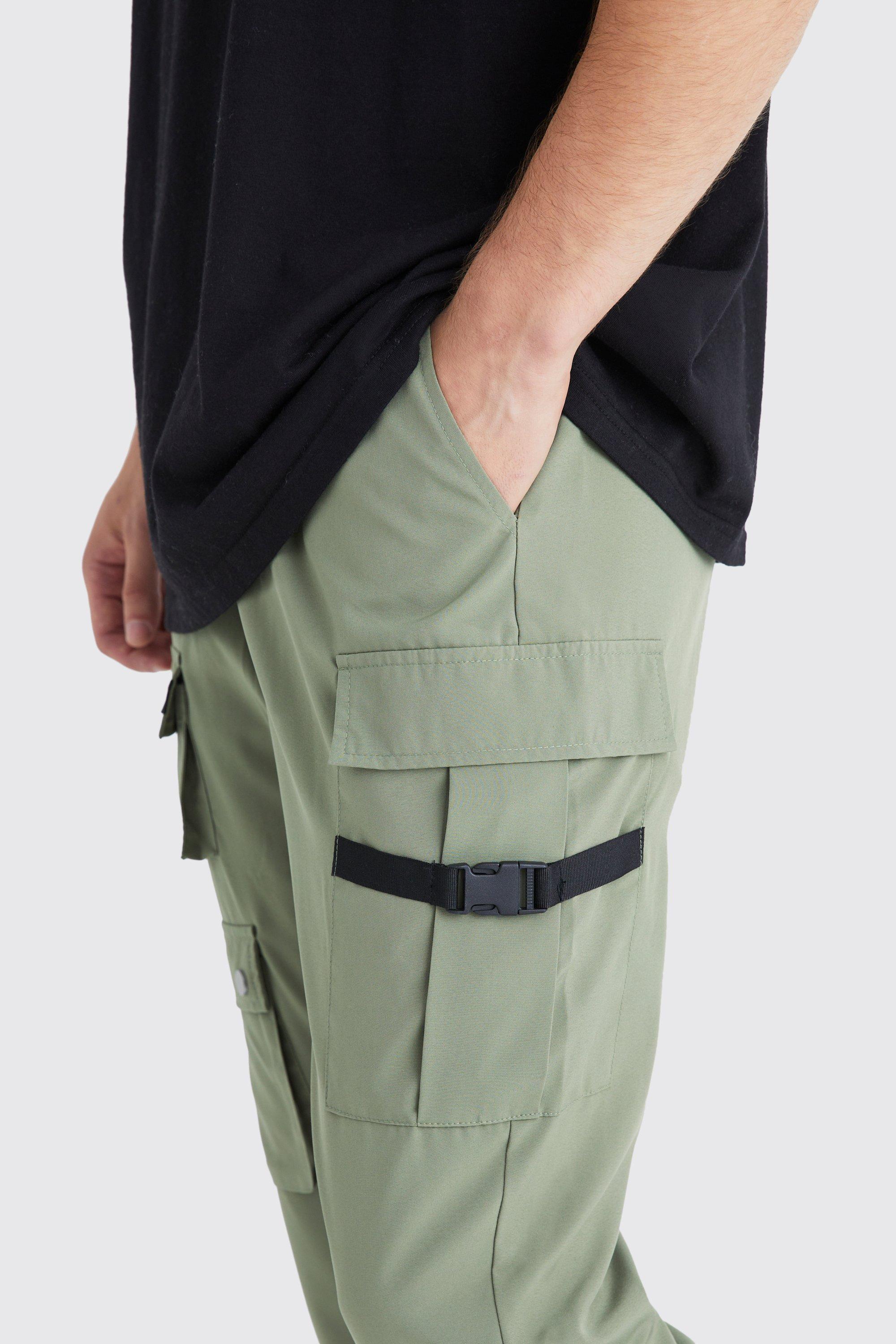 Olive cargo sale pants skinny