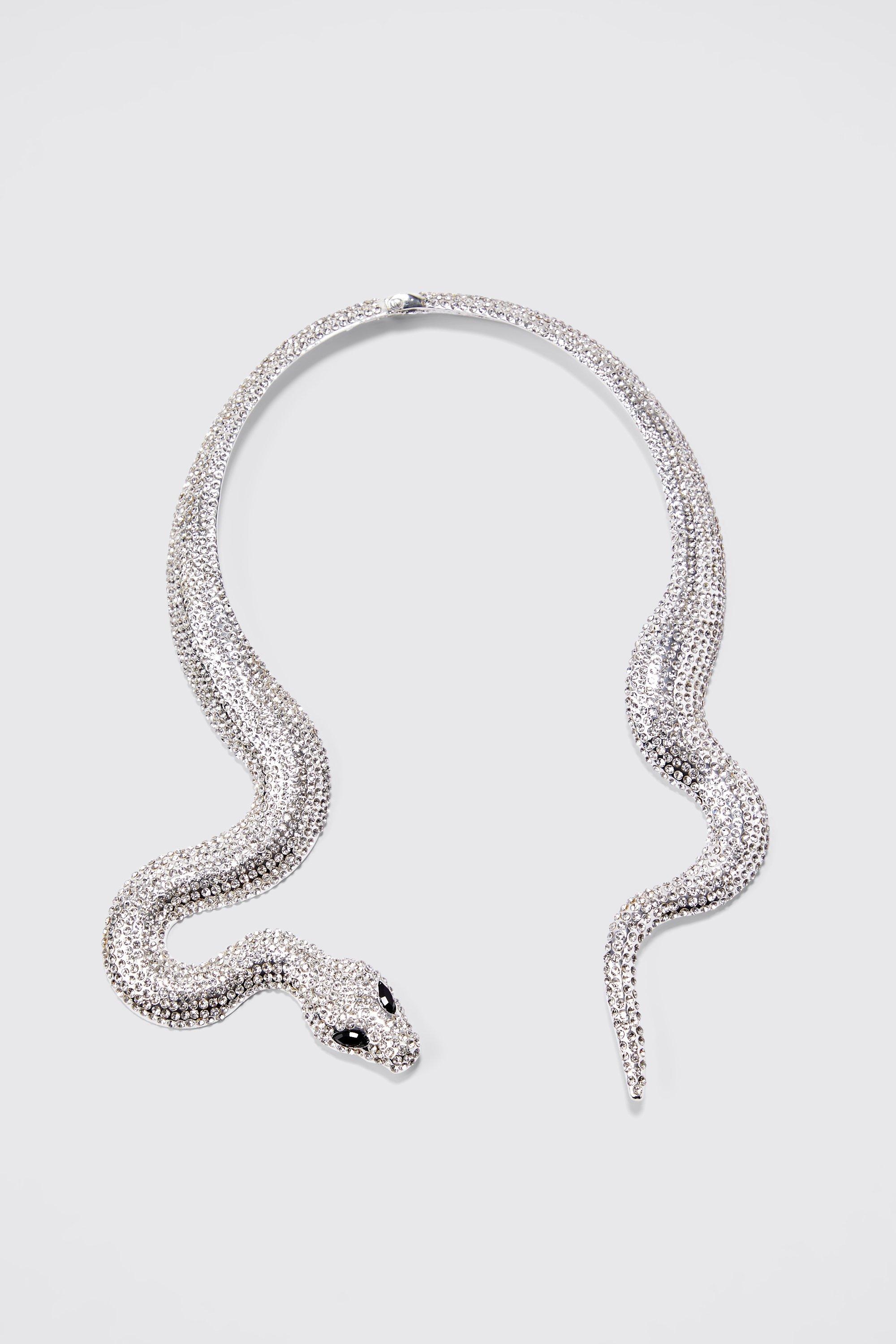 Iced snake deals pendant