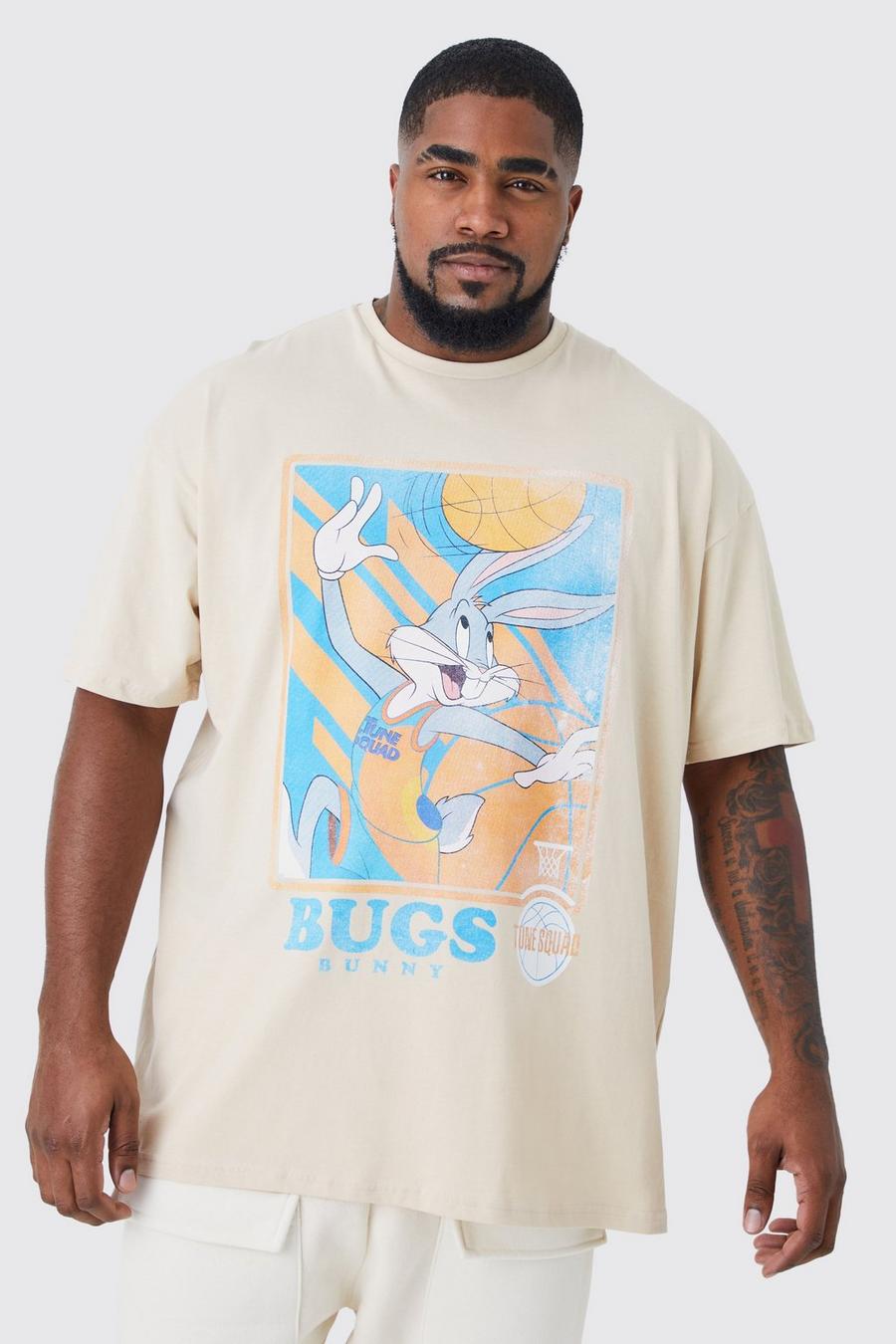 Ecru white Plus  Bugs Bunny License T-shirt