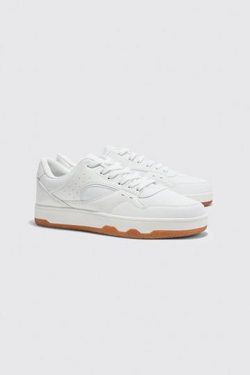 Panel Detail Sneakers white