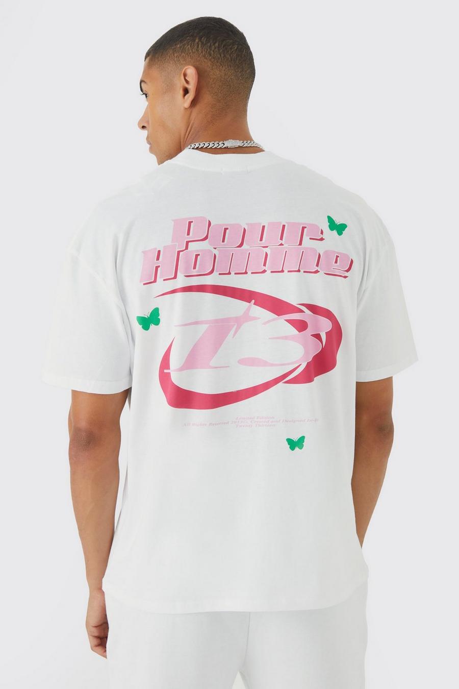 Oversized Extended Neck Homme Y2k T-shirt