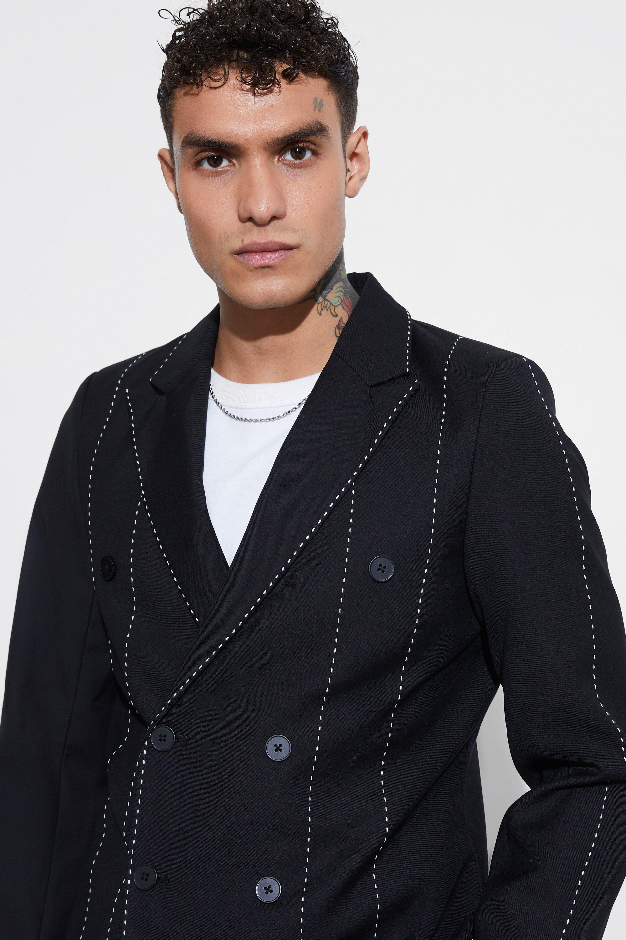 Slim fit top sales coat mens