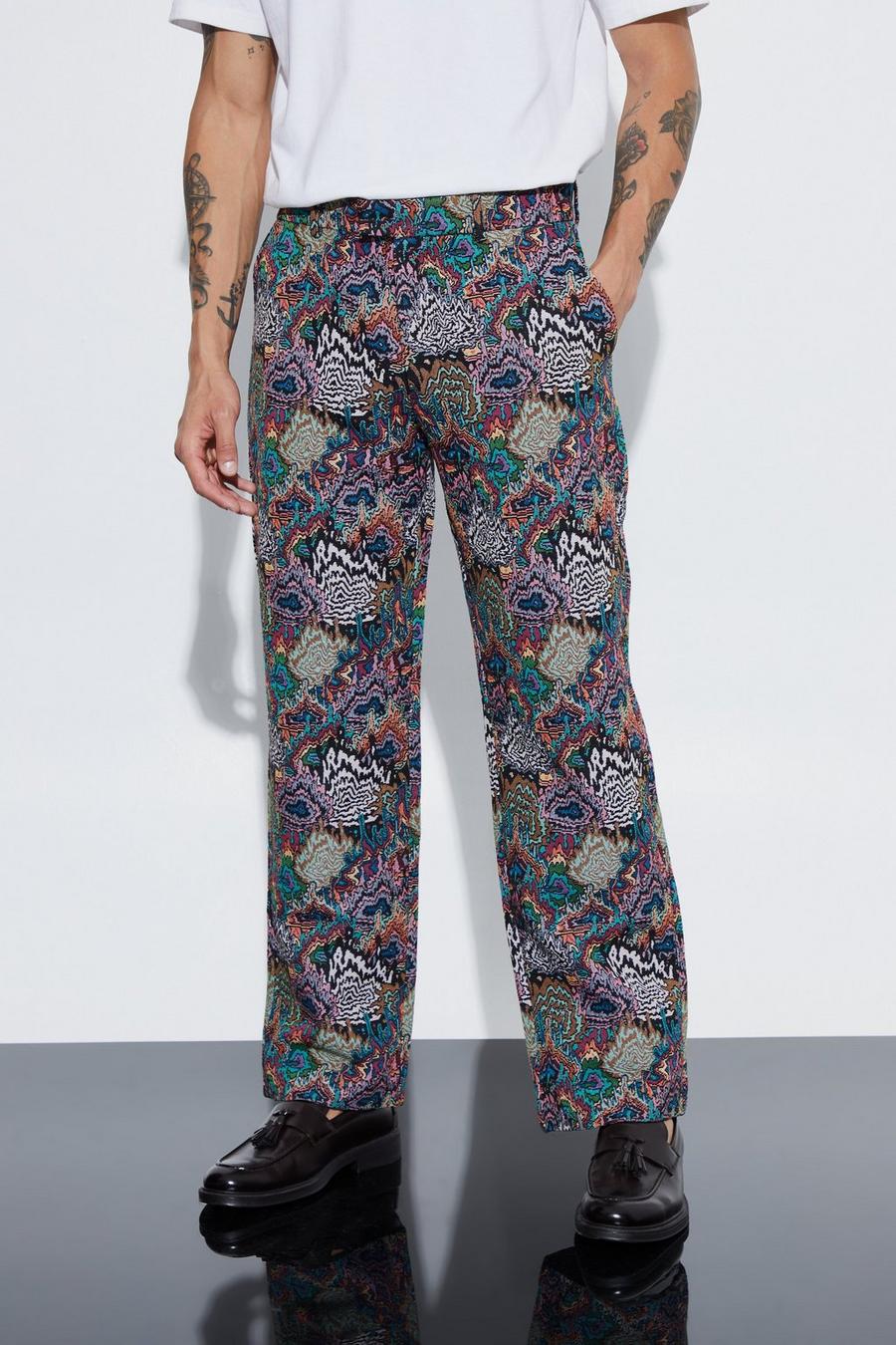 Multi Relaxed Fit Tapestry Suit Trouser image number 1