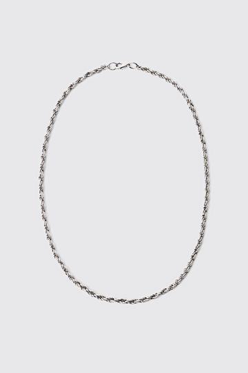 Touwen Schakel Ketting gun metal