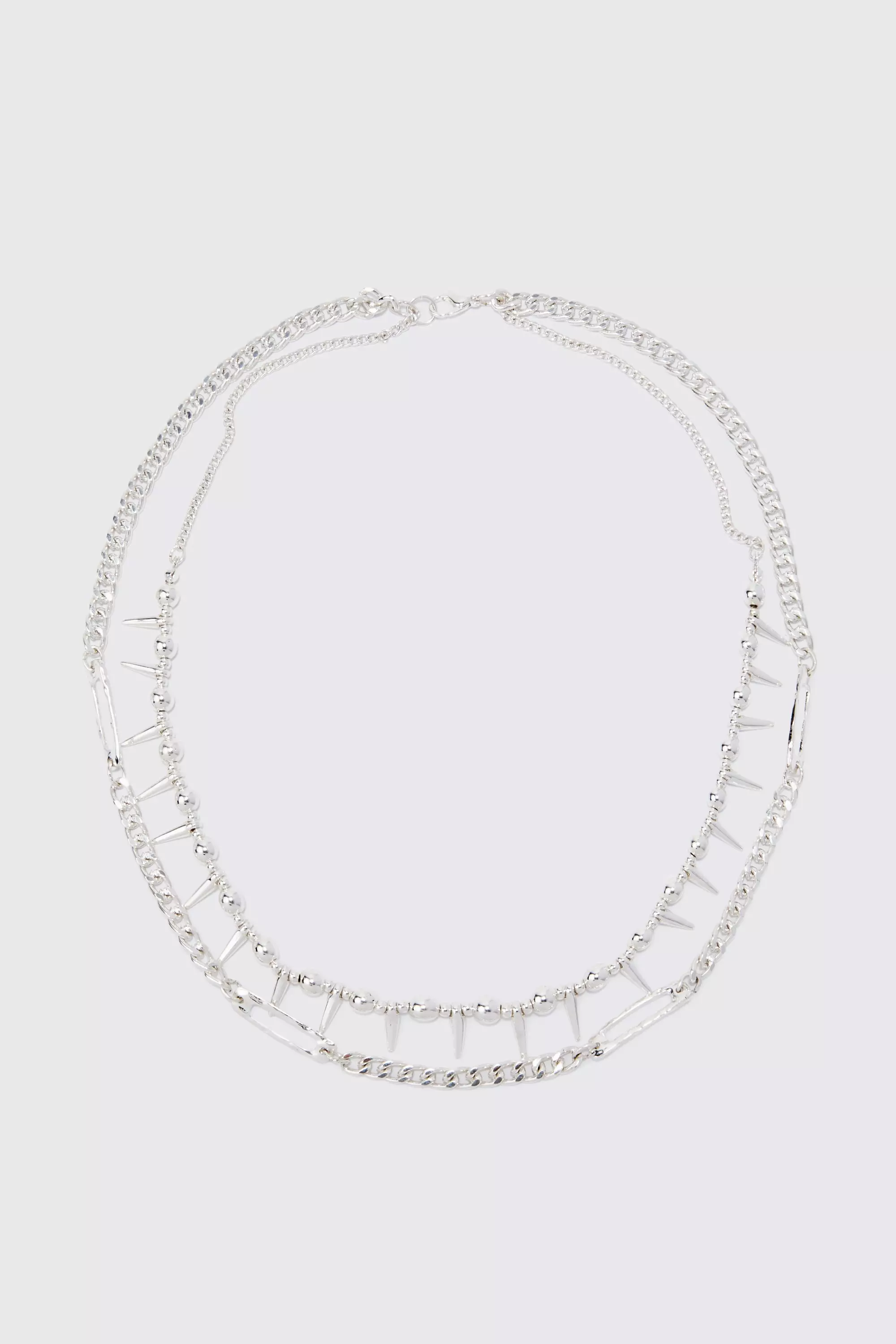 Silver Spiked Chain alternative image
