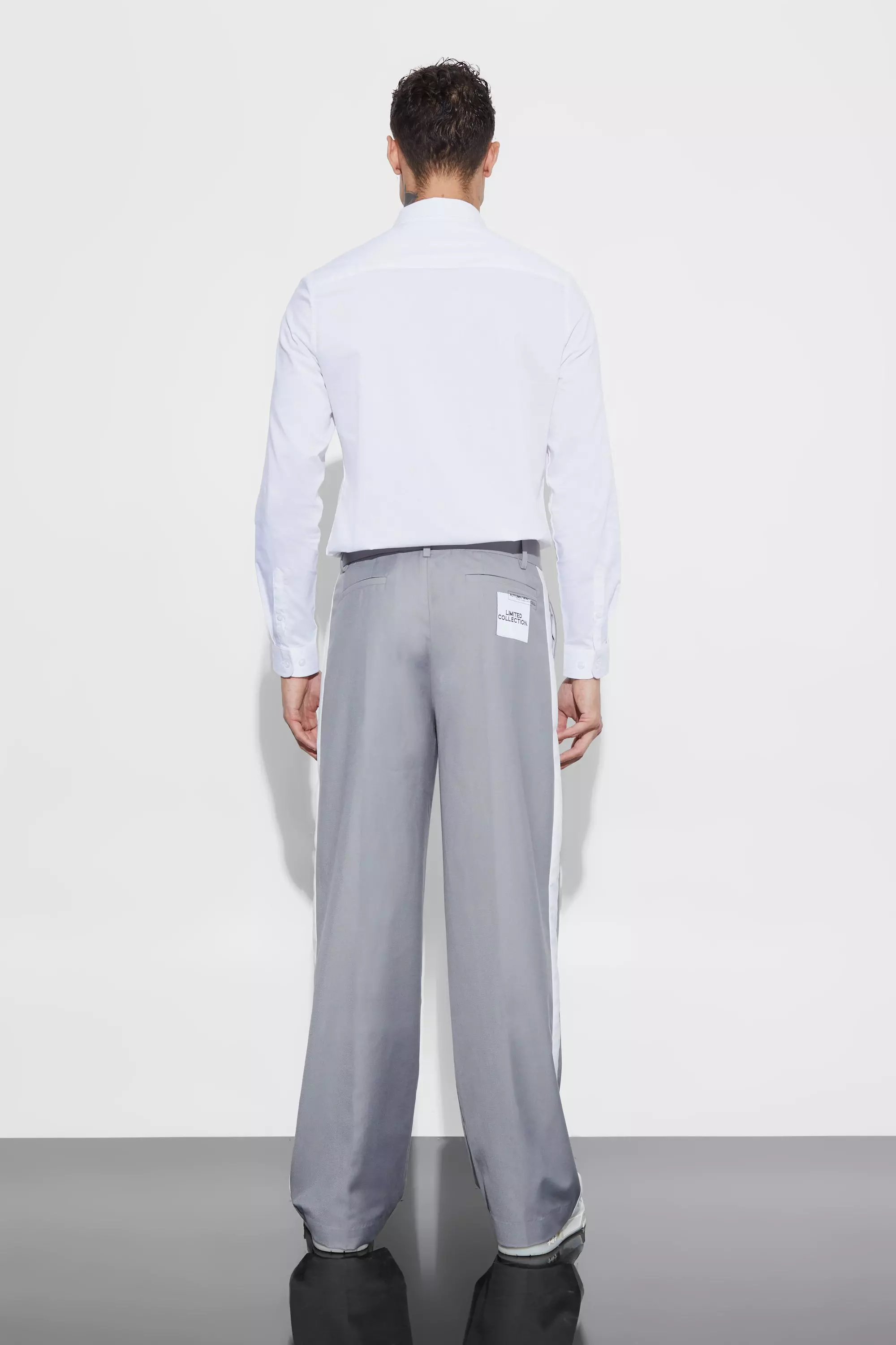 Slate Wide Fit Double Waistband Trouser alternative image
