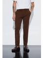 Chocolate Skinny Fit Corduroy Tailored Trouser