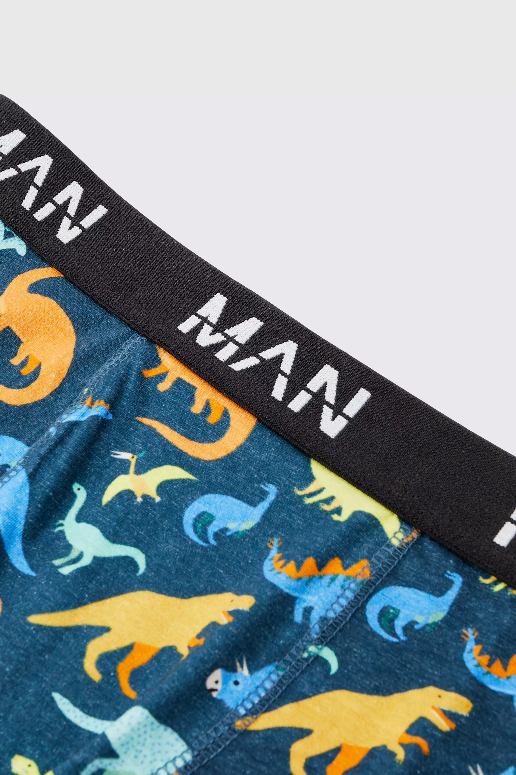 Navy Dinosaur Print Boxers alternative image