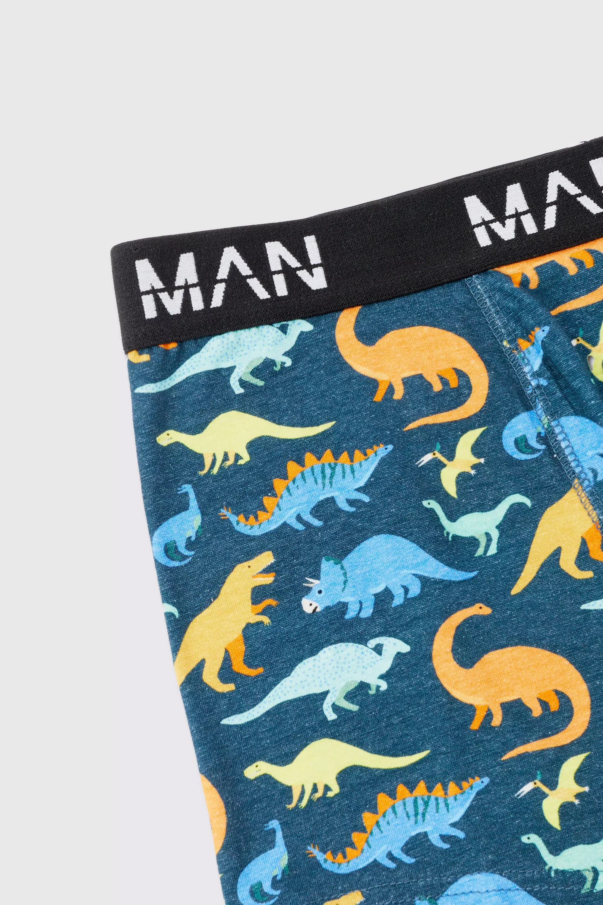 Navy Dinosaur Print Boxers alternative image