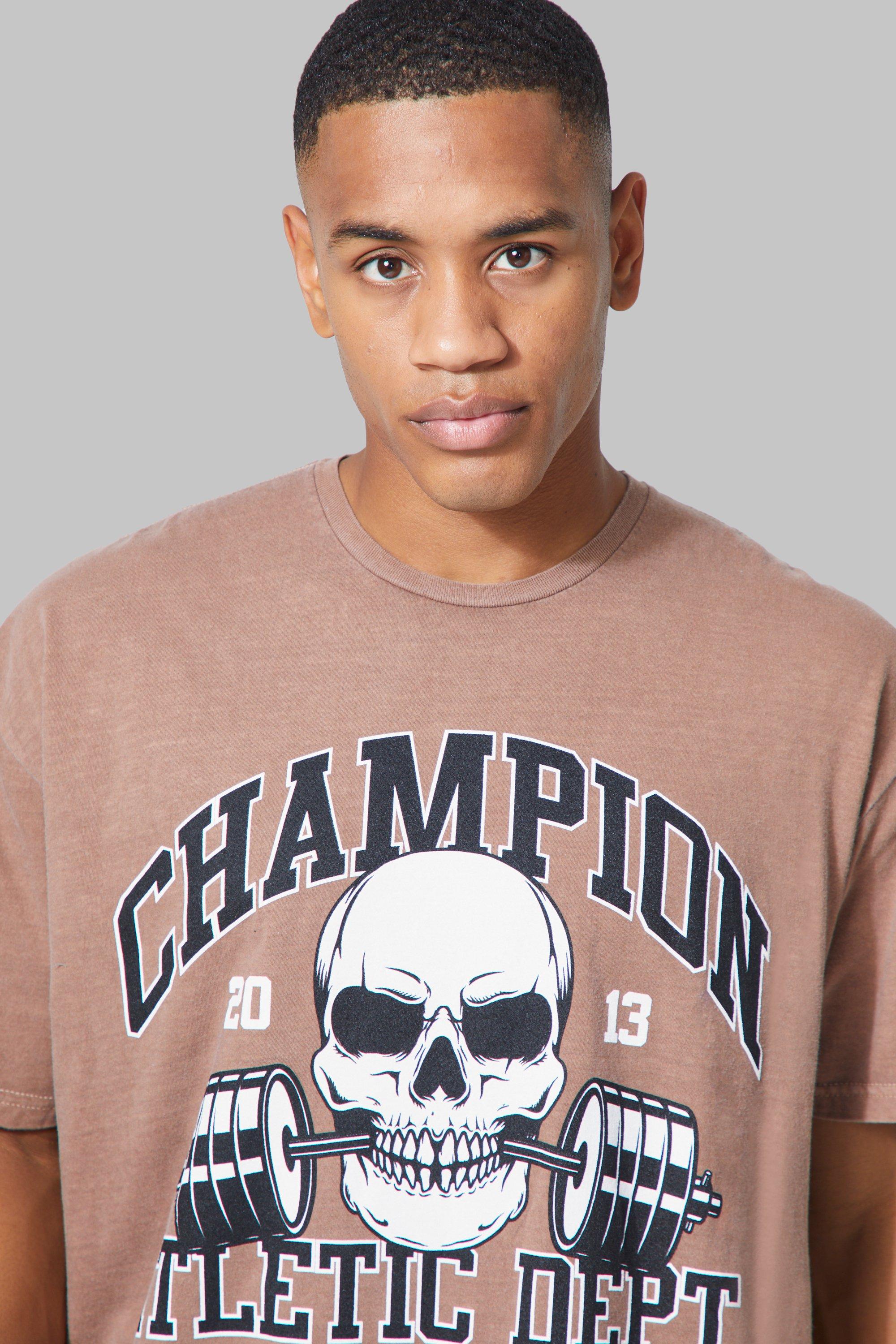 Tee shirt champion online gris