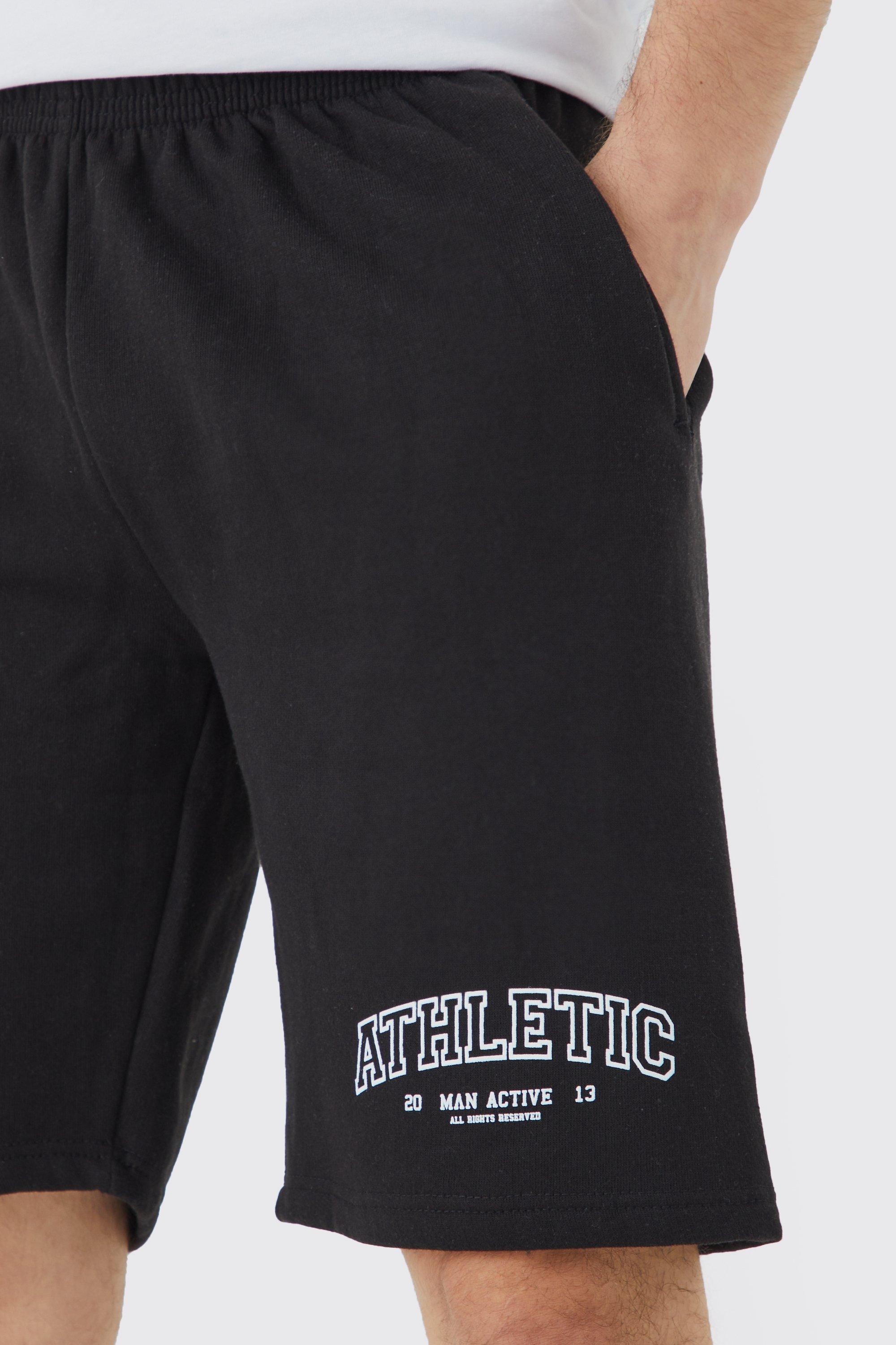 Tall Oversized Man Active Athletic Shorts