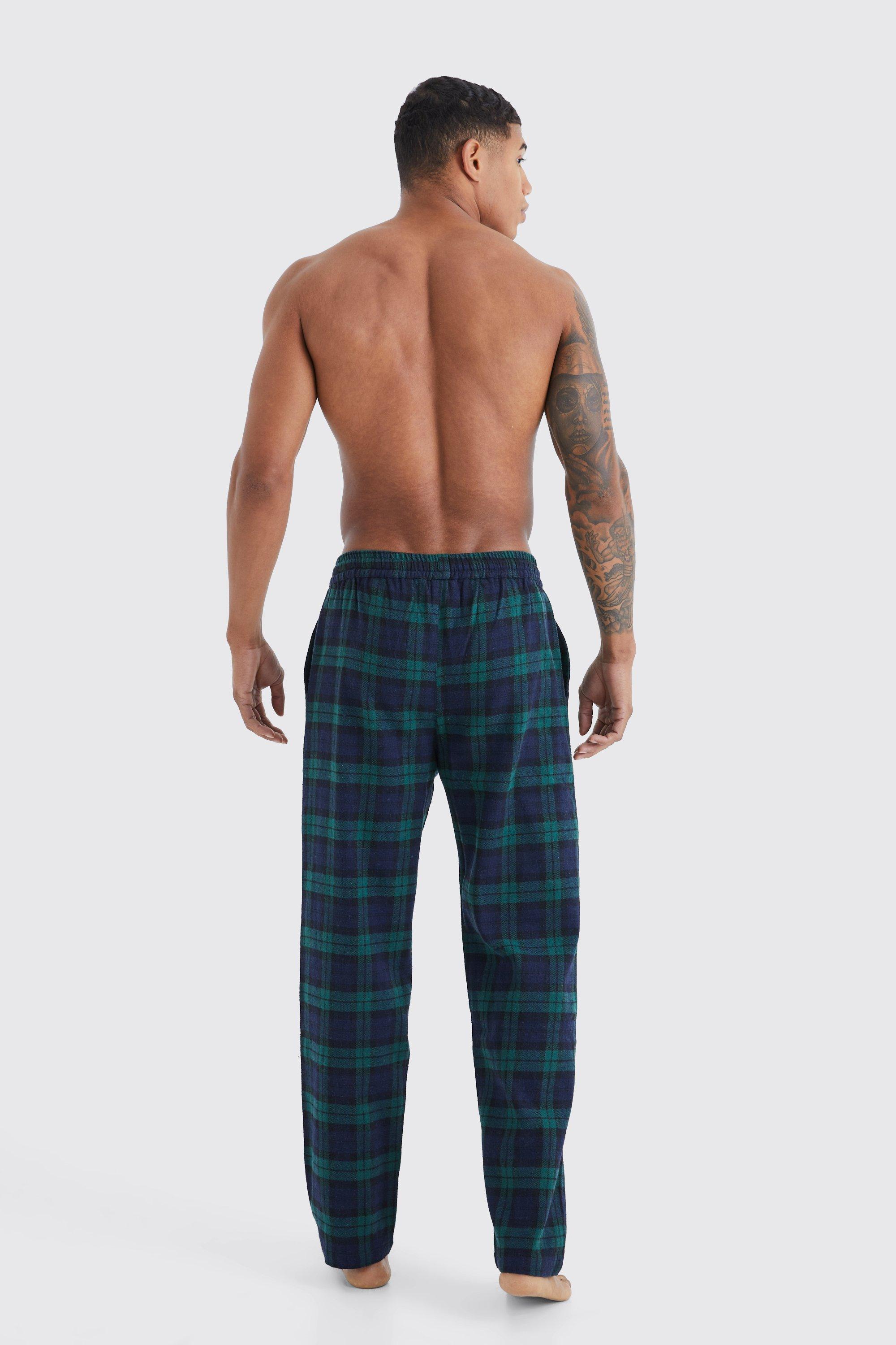 Woven Check Loungewear Pants