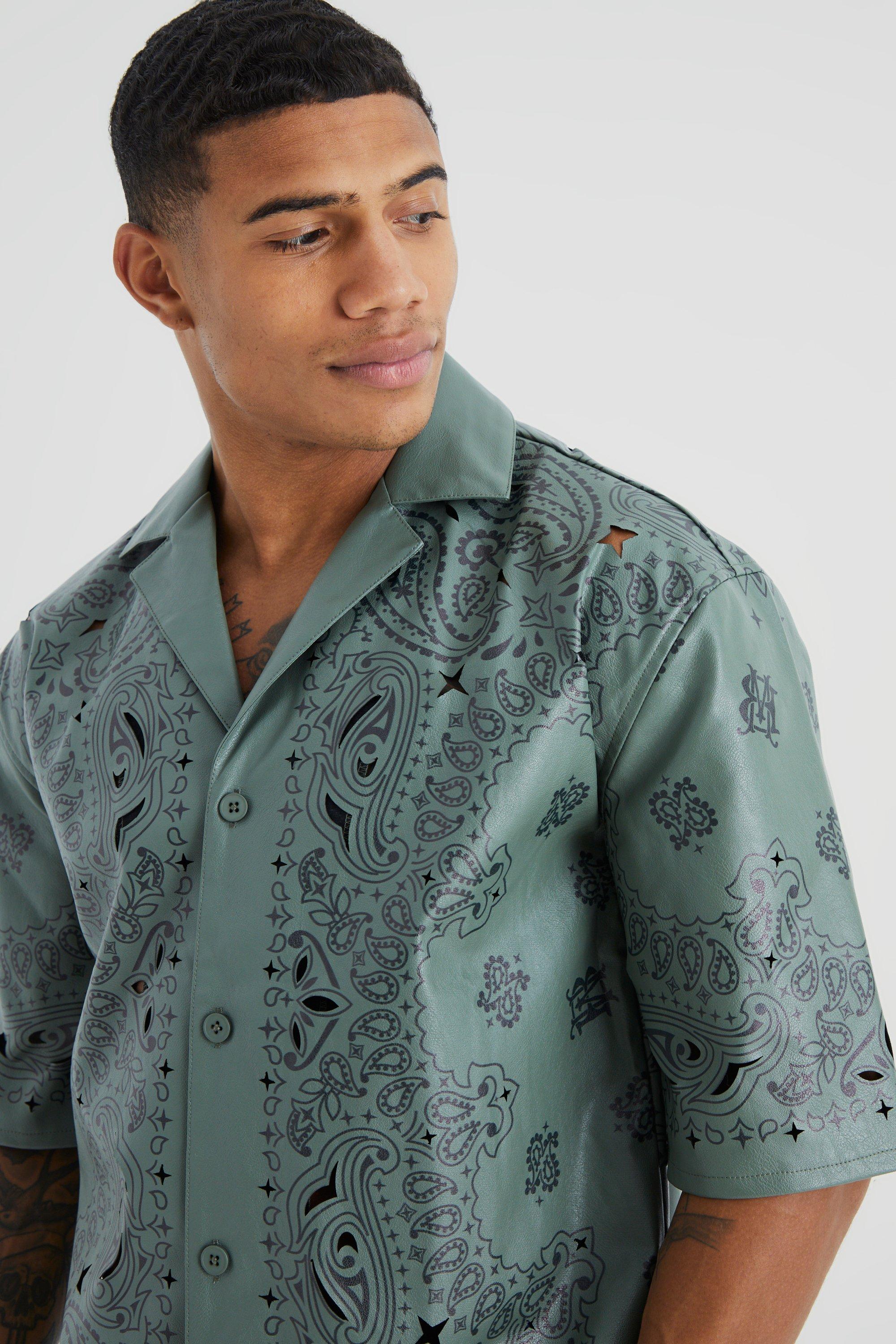 Chemise imprimé 2025 bandana homme