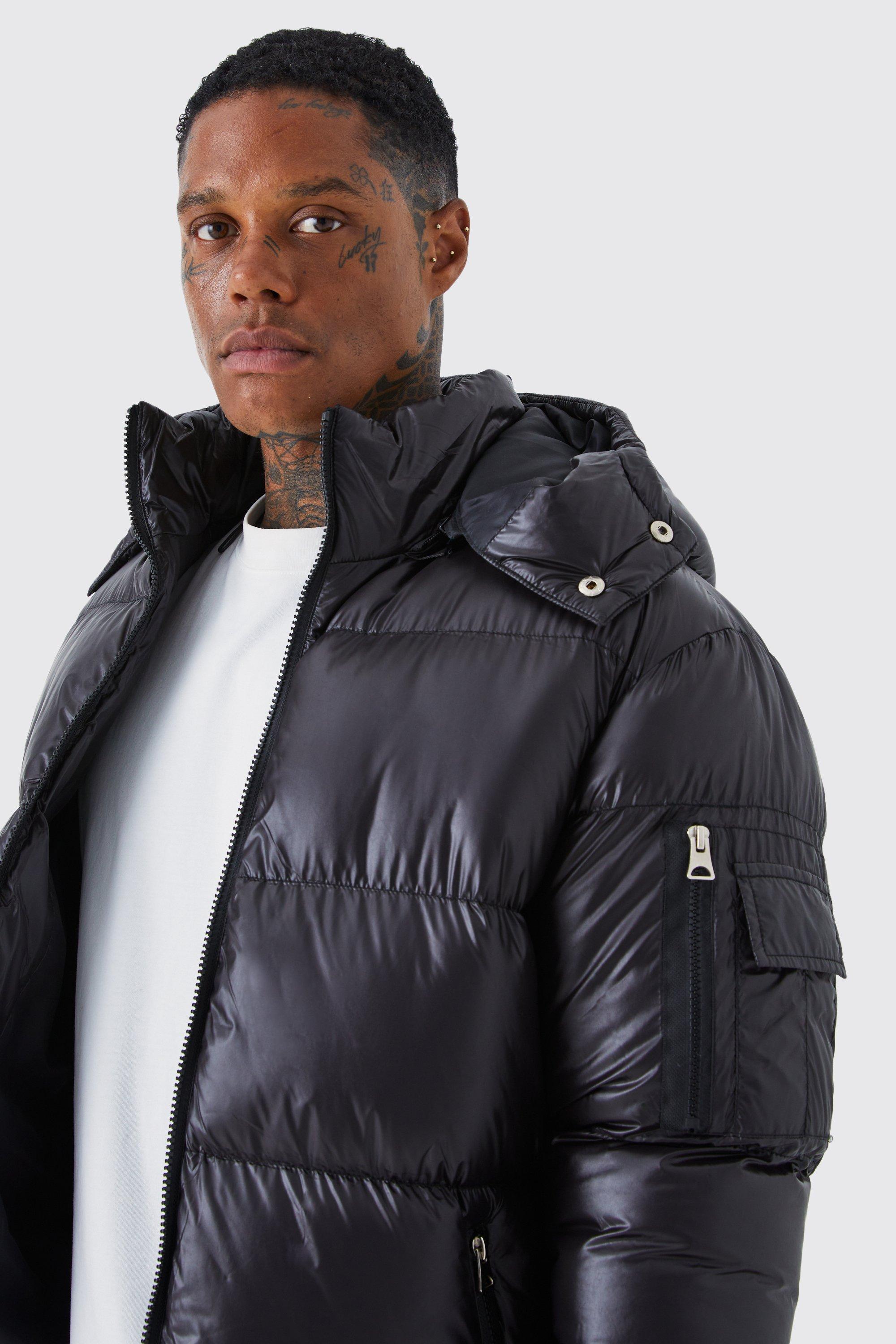 Mens padded puffer clearance jacket