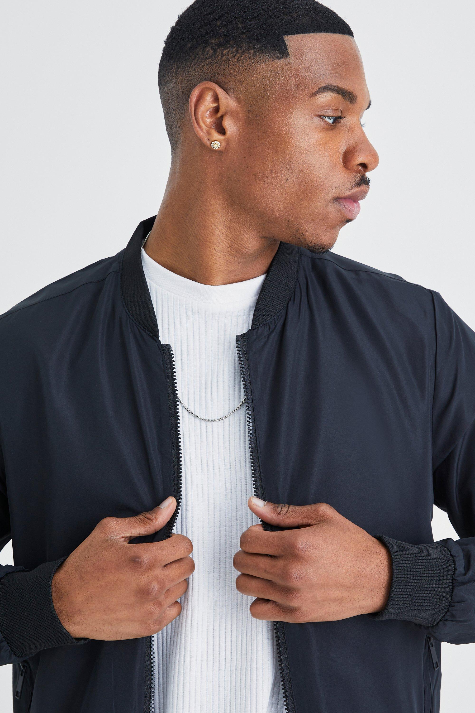 Crisp nylon bomber jacket, Minimum, Shop Men's Jackets & Vests Online