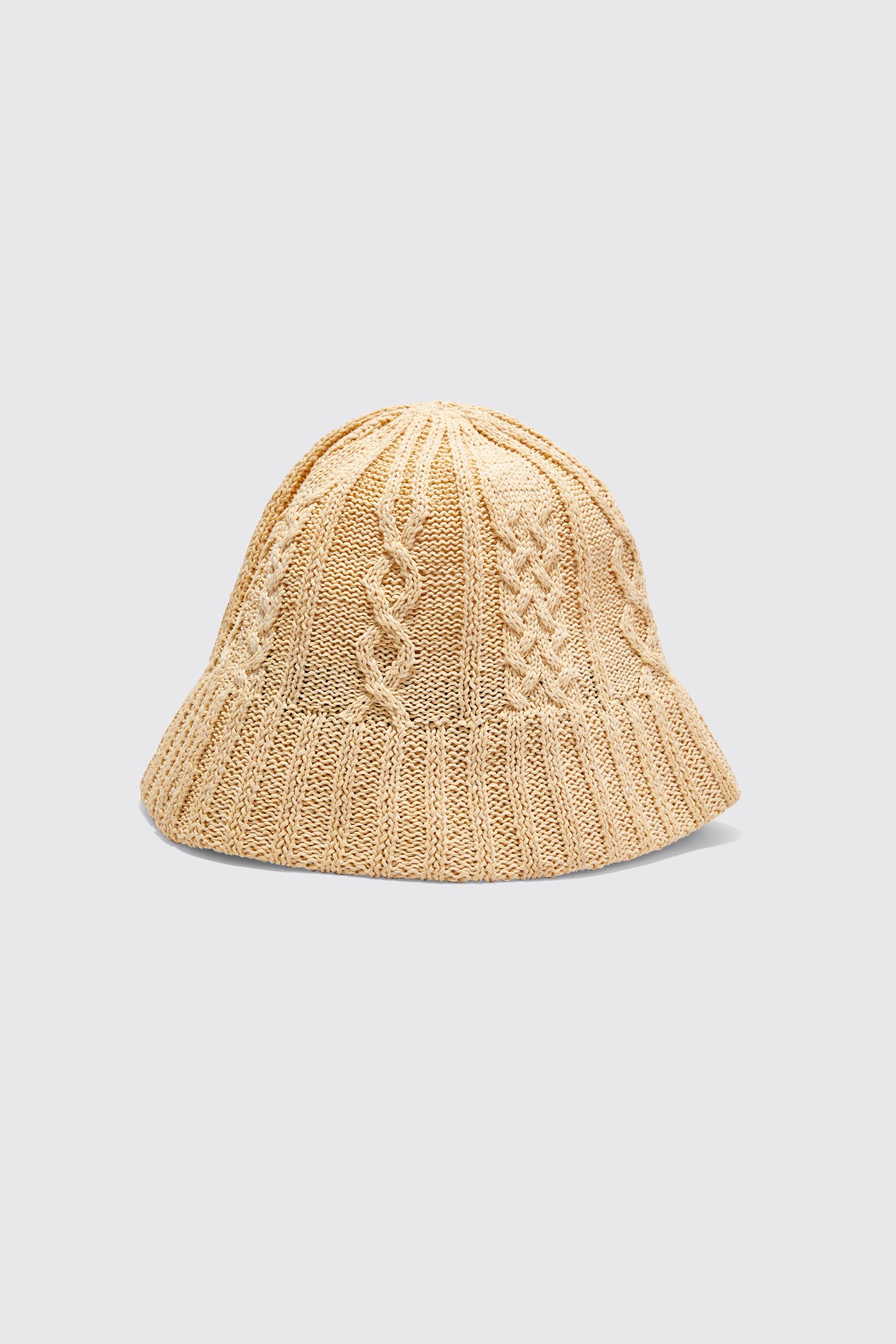 Knitted Bucket Hat | boohoo USA