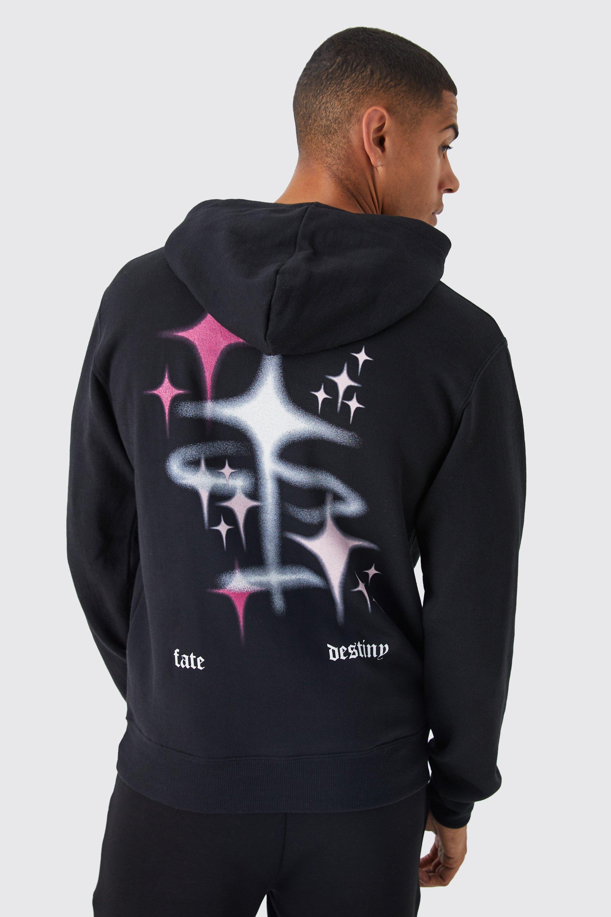 star graphic hoodie