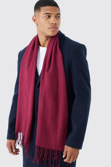 Plain Scarf burgundy