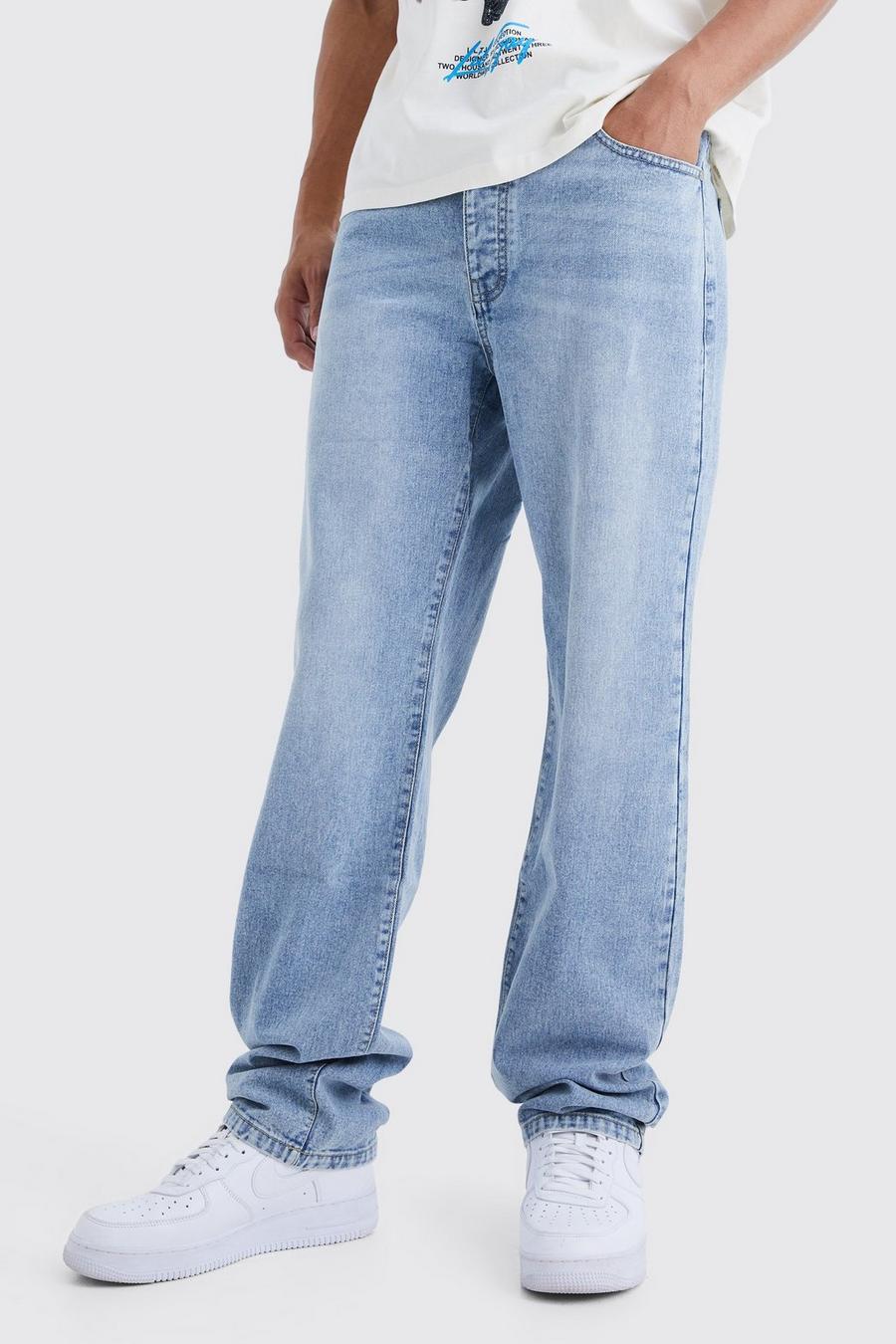 Light blue Tall Jeans med ledig passform