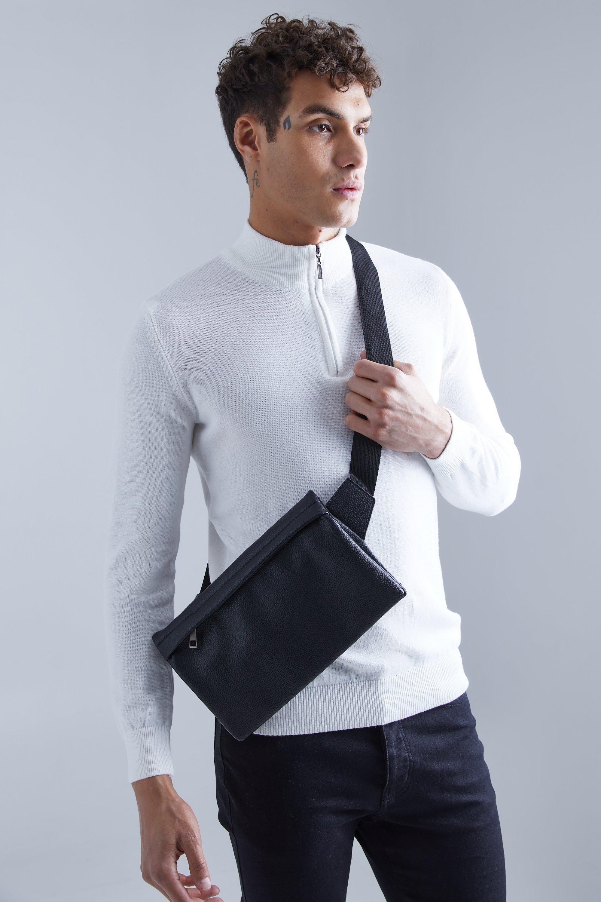 Black fold outlet over bag