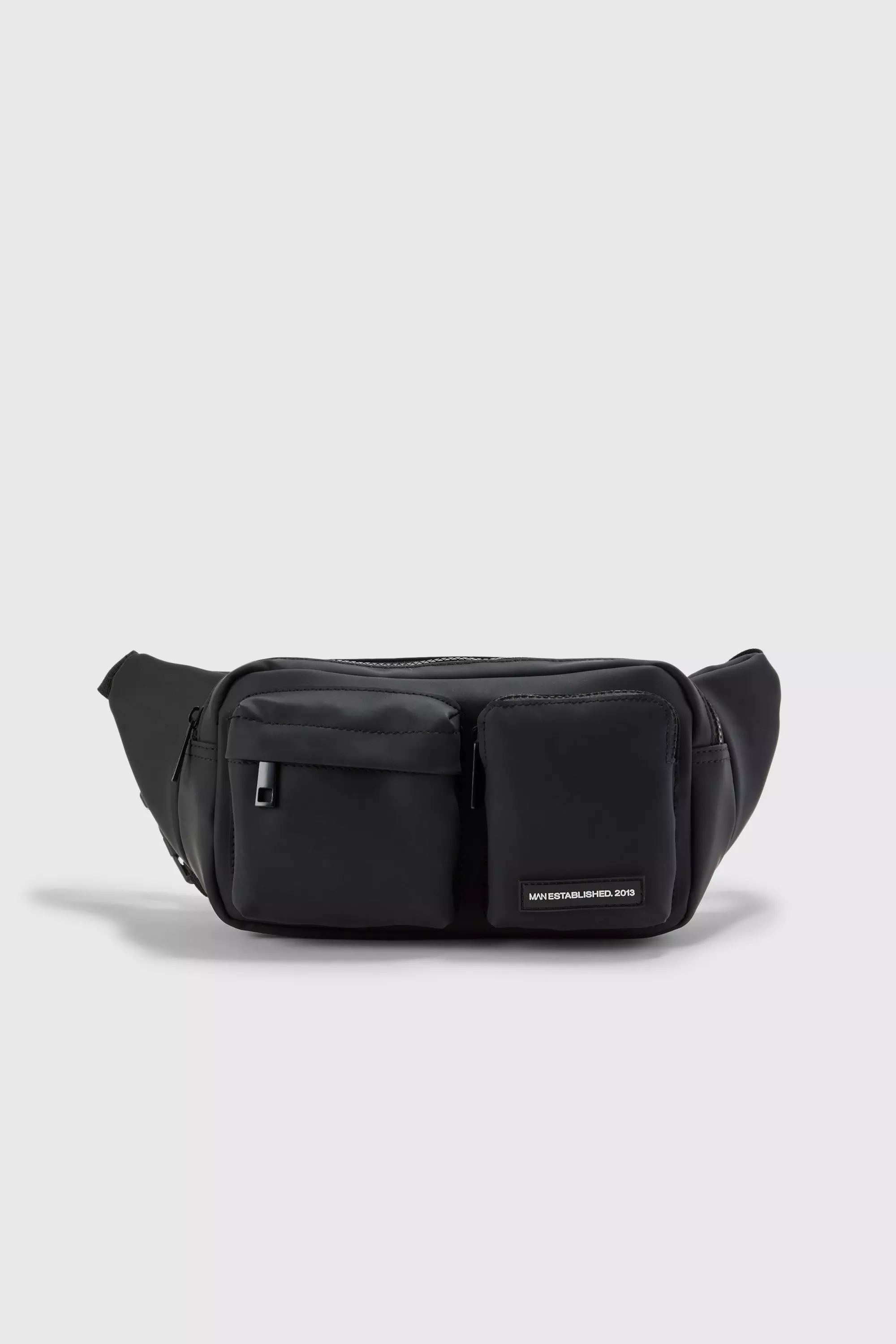 Black Man Rubberised Matte Pu Bum Bag alternative image